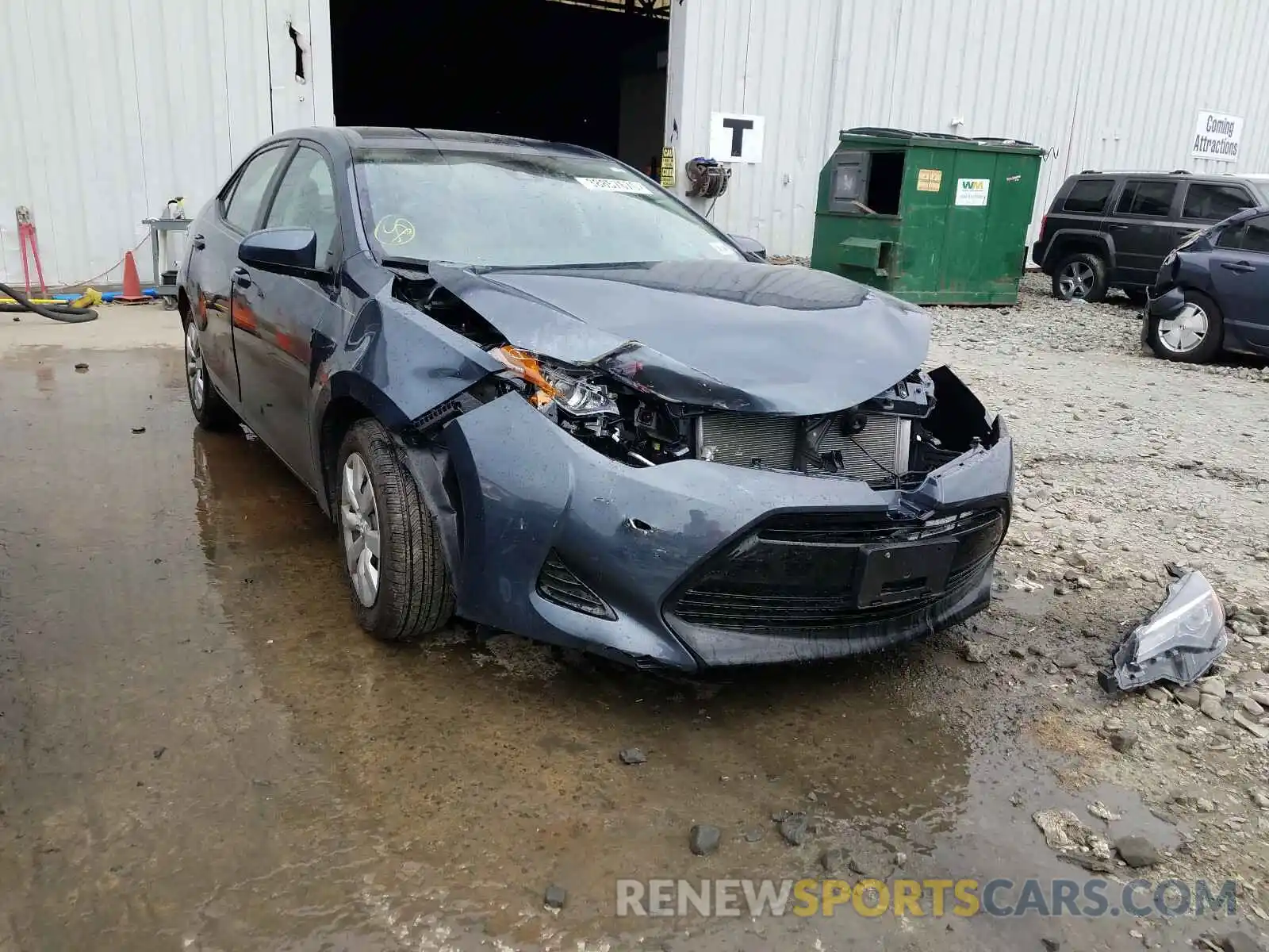 1 Photograph of a damaged car 2T1BURHE8KC224207 TOYOTA COROLLA 2019