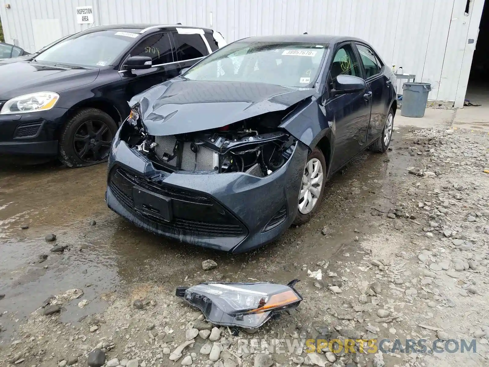 2 Photograph of a damaged car 2T1BURHE8KC224207 TOYOTA COROLLA 2019