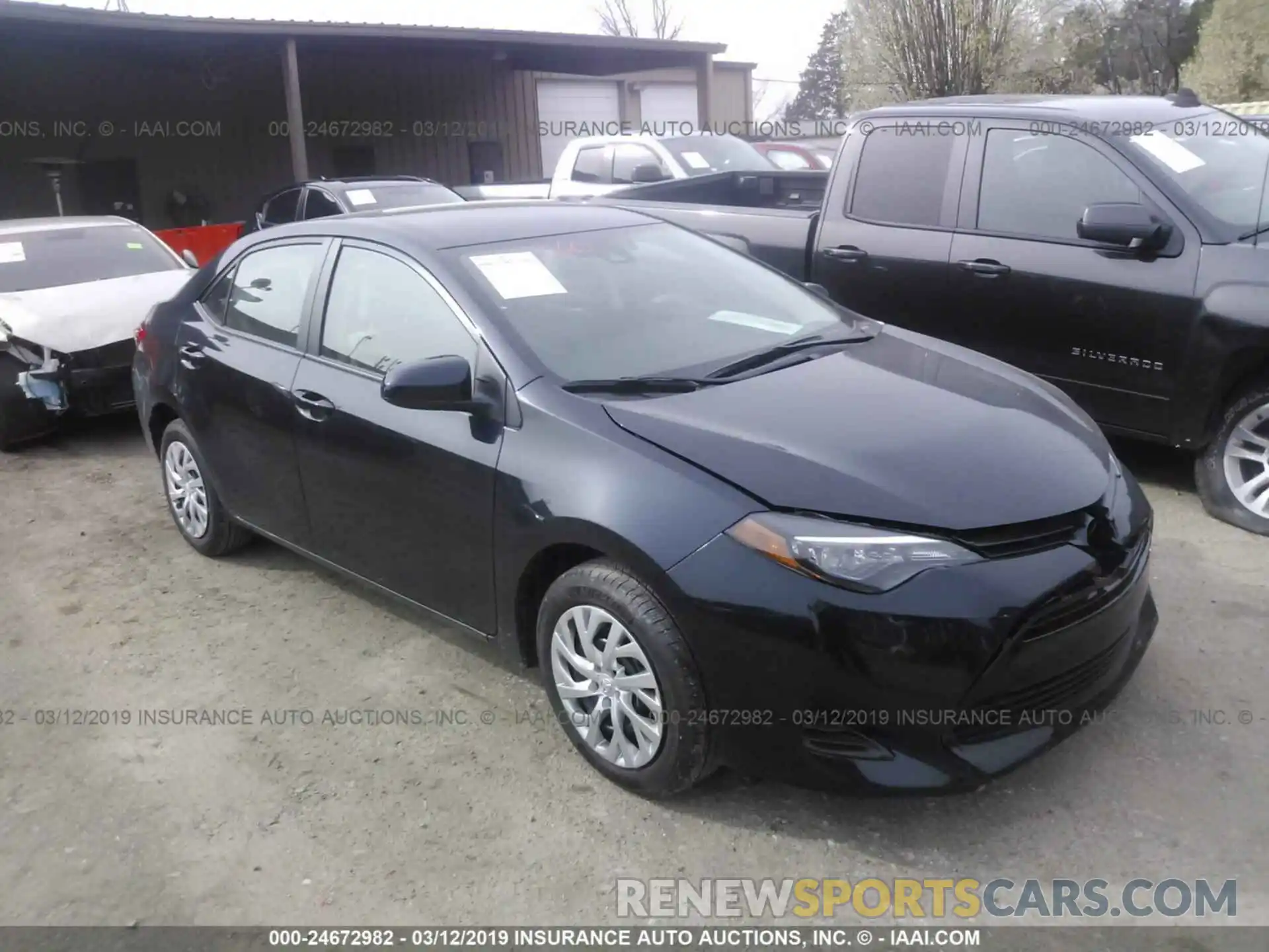 1 Photograph of a damaged car 2T1BURHE8KC224398 TOYOTA COROLLA 2019