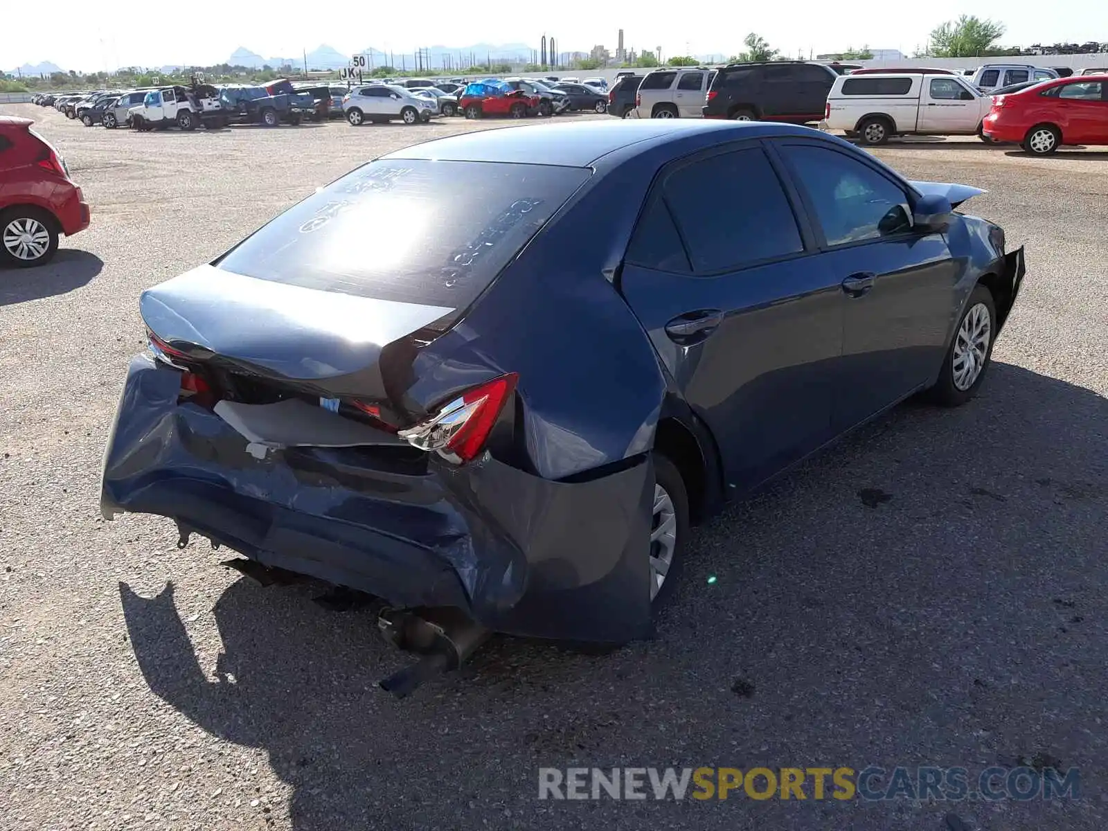 4 Photograph of a damaged car 2T1BURHE8KC224482 TOYOTA COROLLA 2019