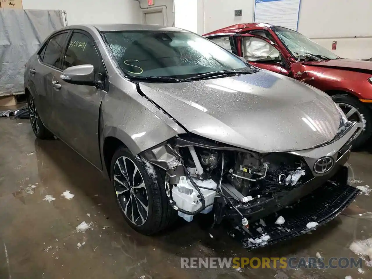 1 Photograph of a damaged car 2T1BURHE8KC224529 TOYOTA COROLLA 2019