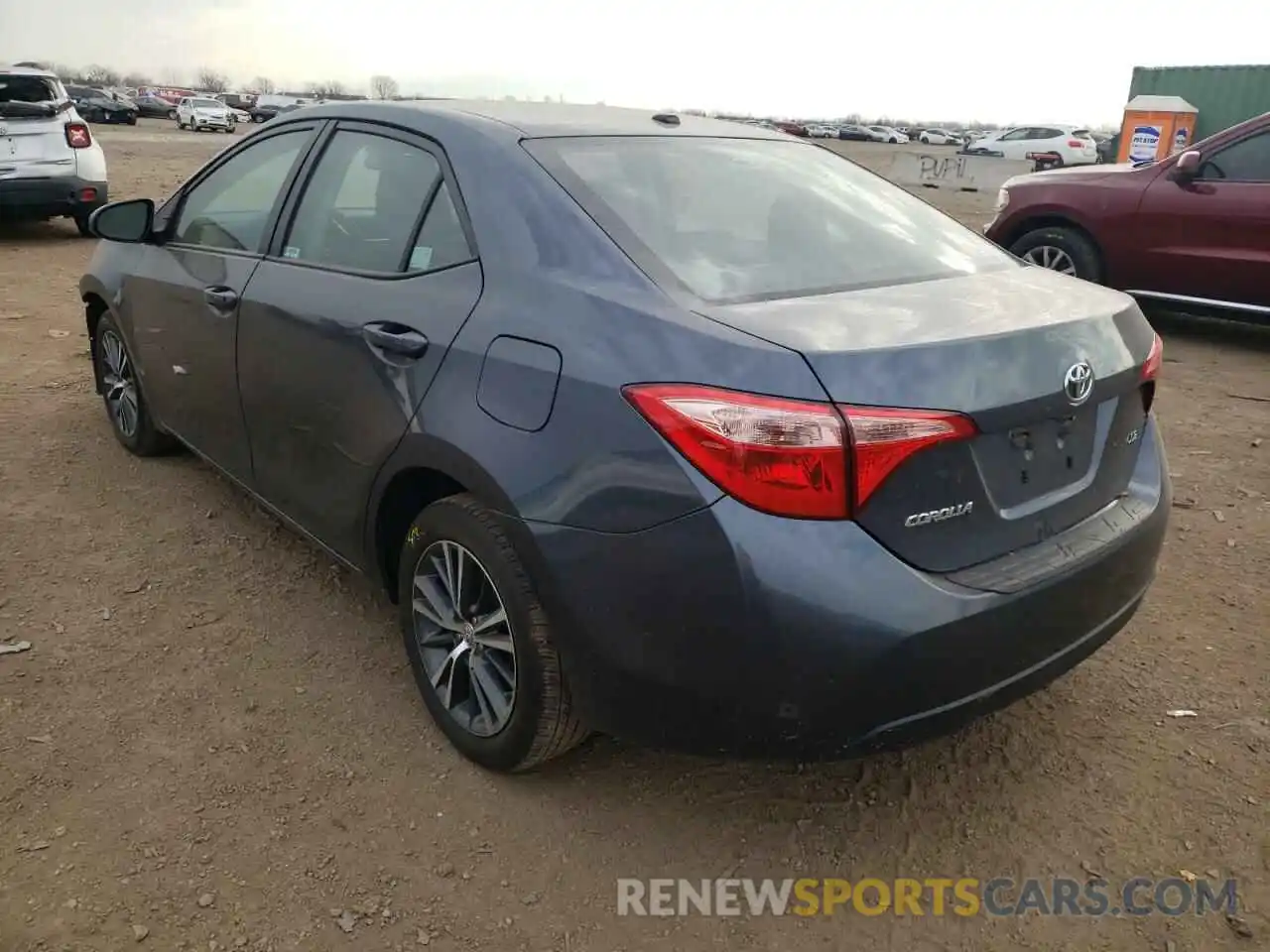 3 Photograph of a damaged car 2T1BURHE8KC224773 TOYOTA COROLLA 2019