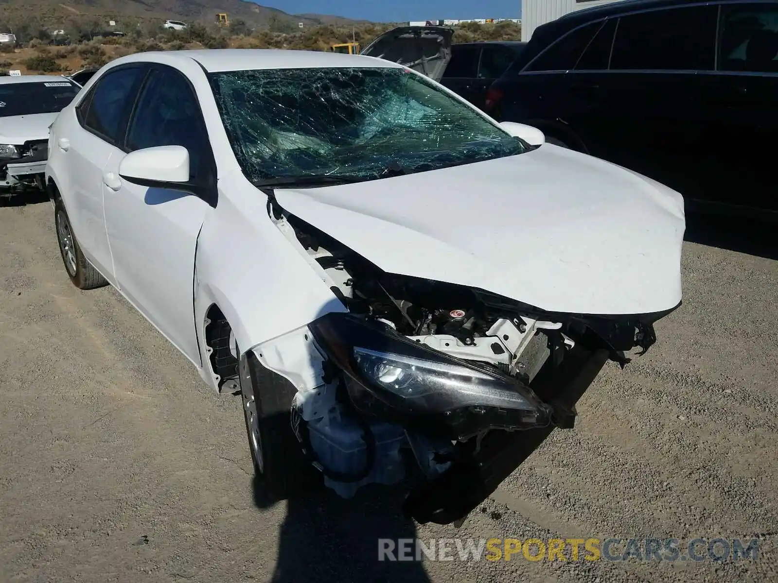 1 Photograph of a damaged car 2T1BURHE8KC225020 TOYOTA COROLLA 2019