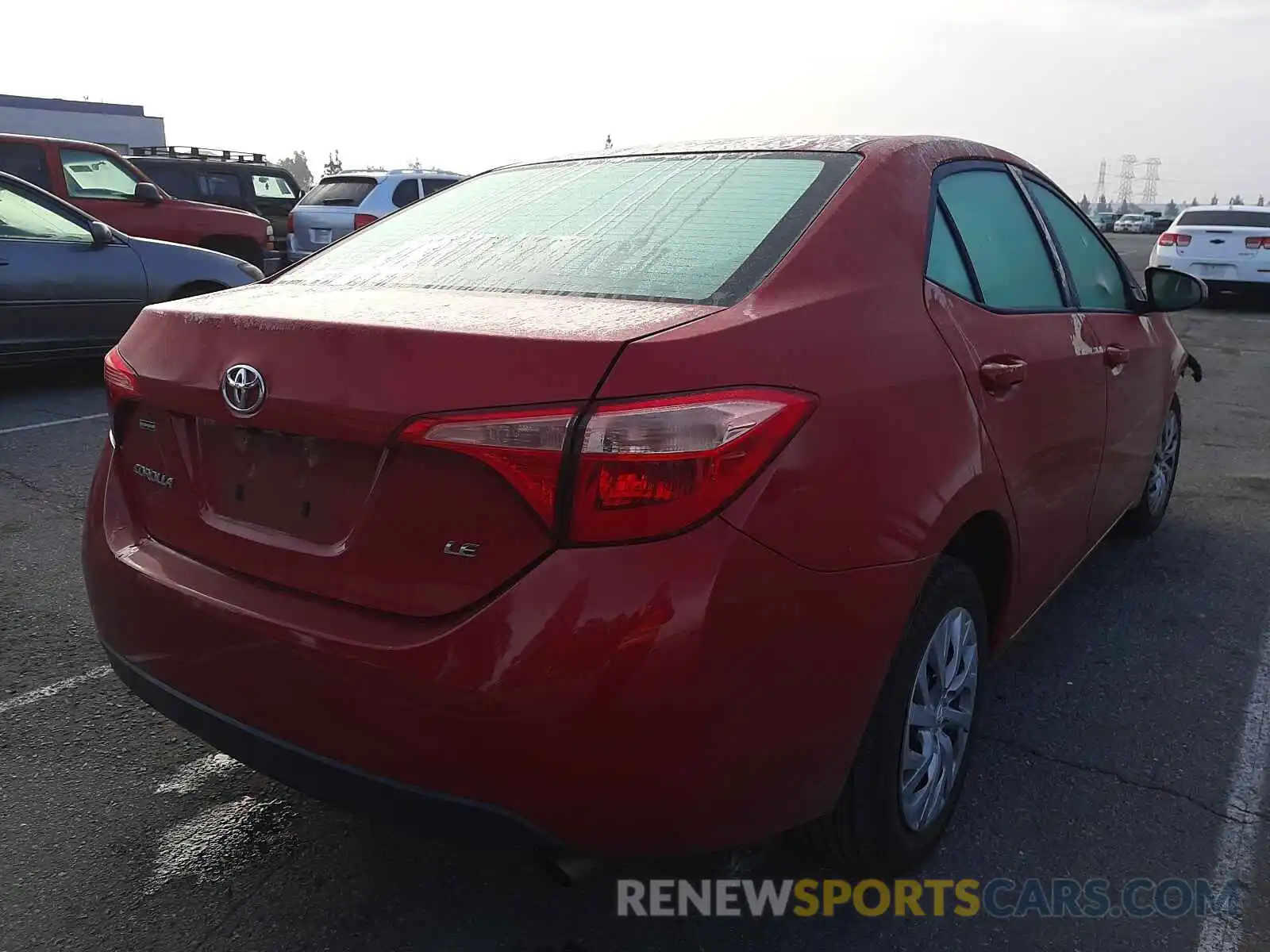 4 Photograph of a damaged car 2T1BURHE8KC225860 TOYOTA COROLLA 2019