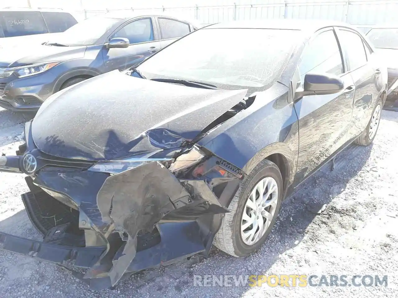 2 Photograph of a damaged car 2T1BURHE8KC226054 TOYOTA COROLLA 2019