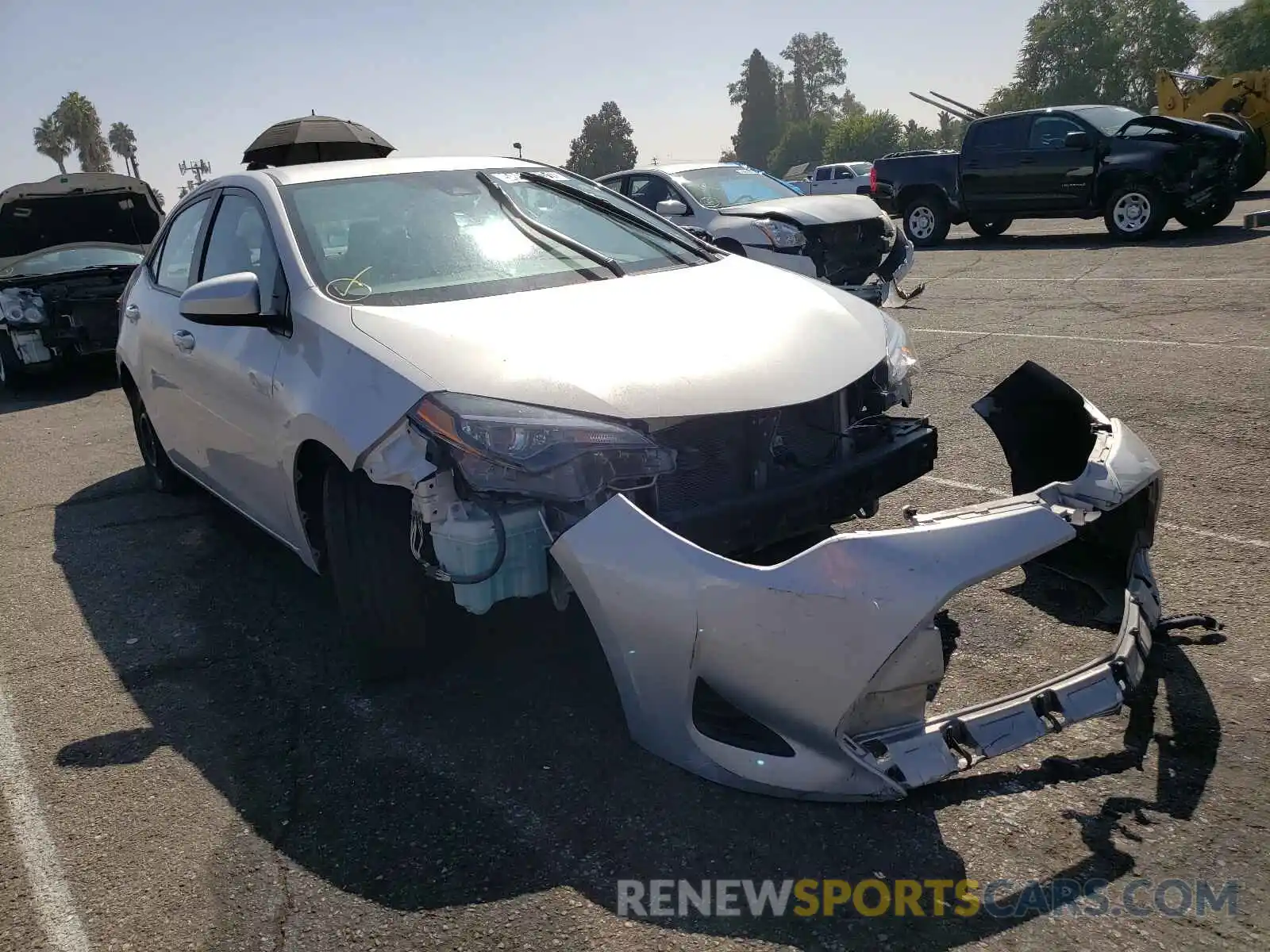 1 Photograph of a damaged car 2T1BURHE8KC226751 TOYOTA COROLLA 2019