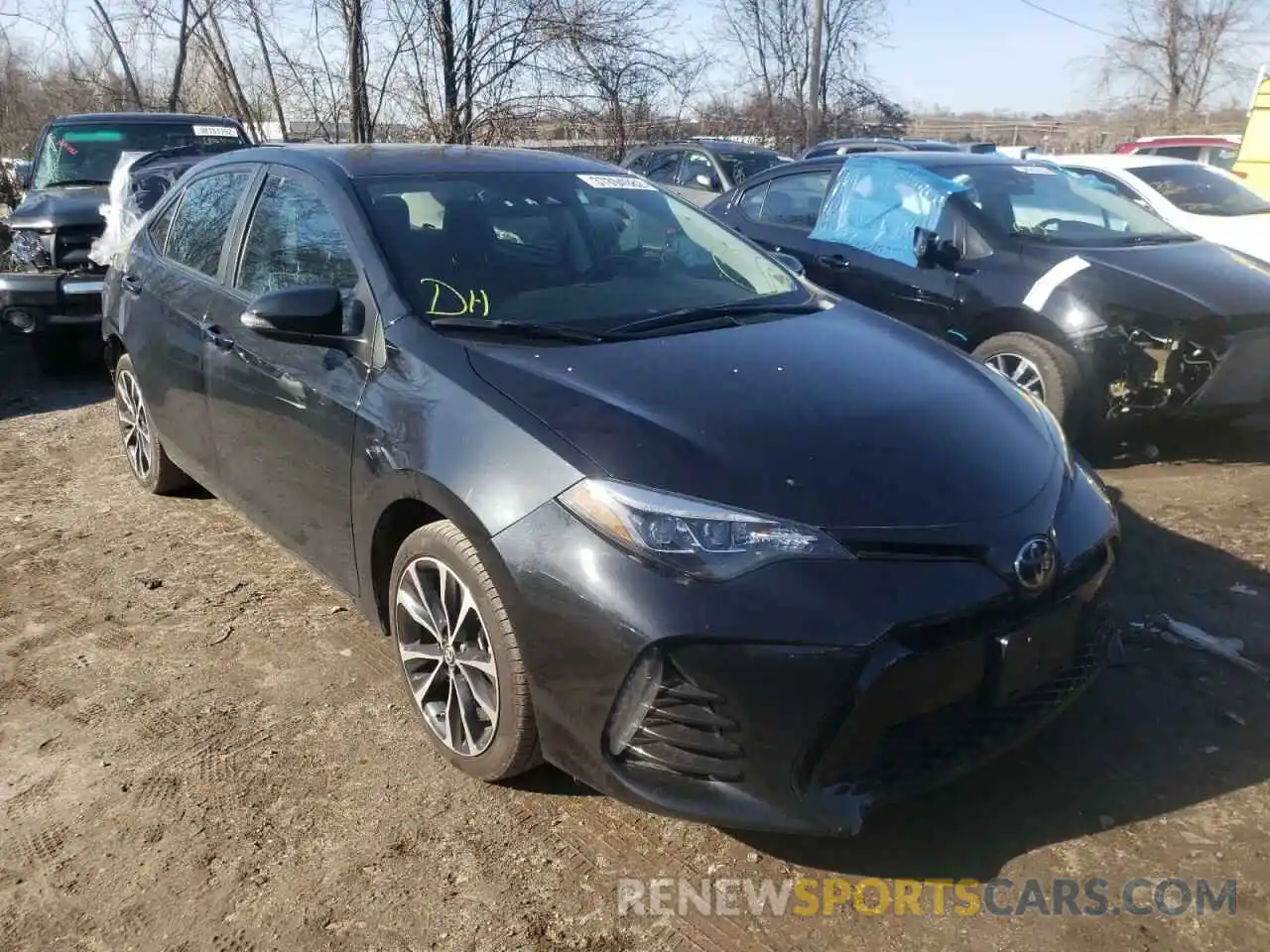 1 Photograph of a damaged car 2T1BURHE8KC227320 TOYOTA COROLLA 2019