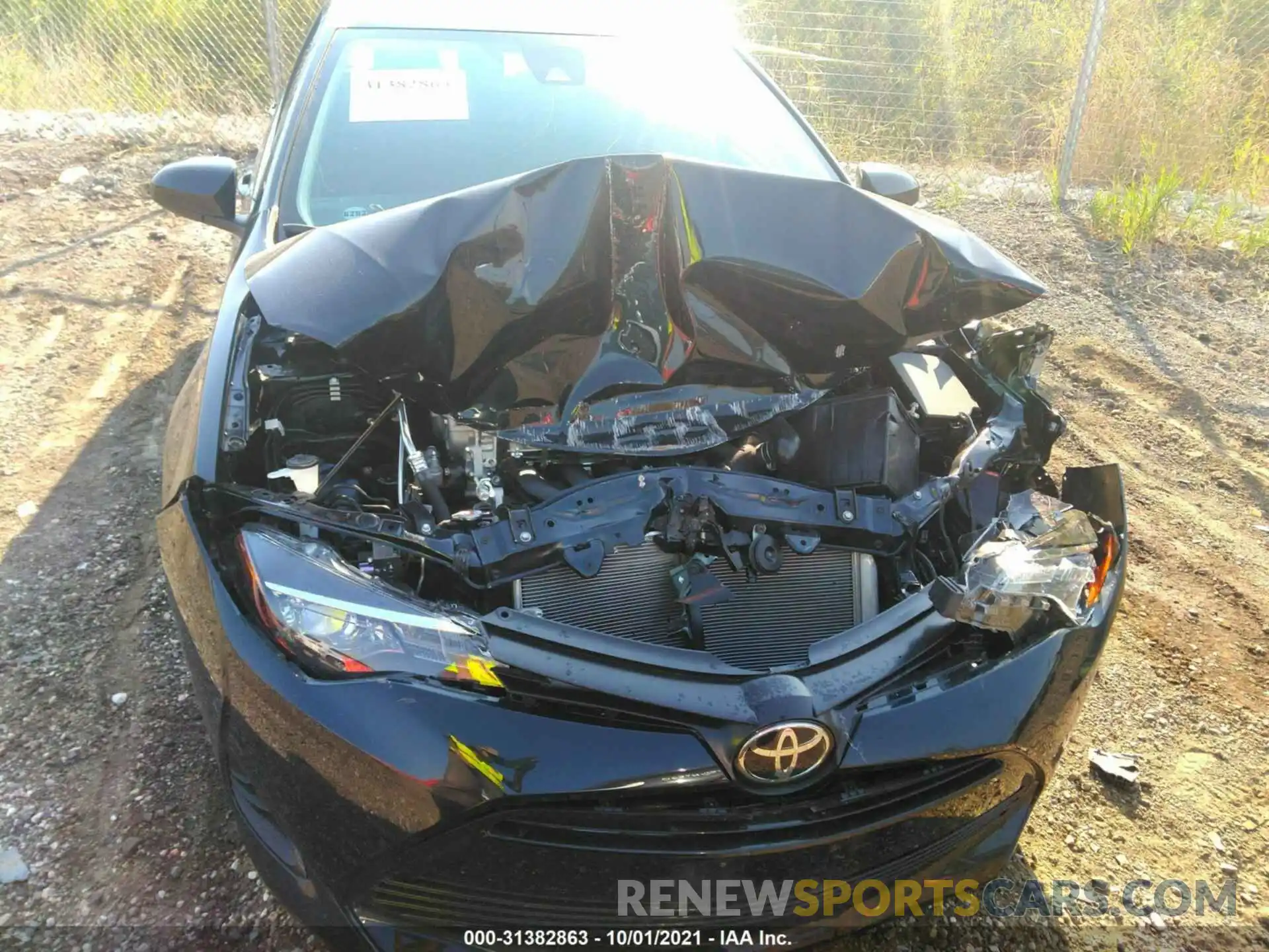 6 Photograph of a damaged car 2T1BURHE8KC227575 TOYOTA COROLLA 2019