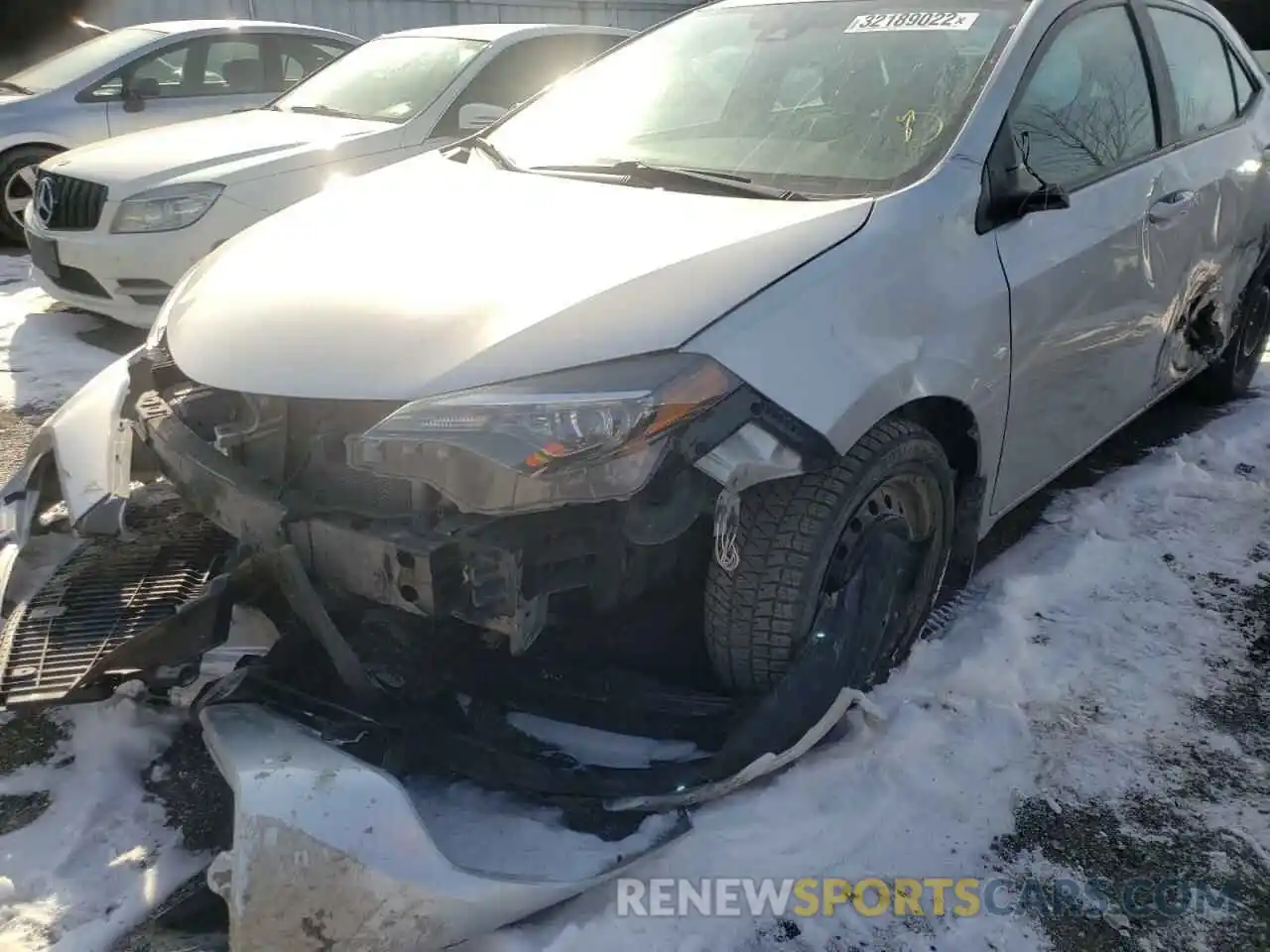 9 Photograph of a damaged car 2T1BURHE8KC227995 TOYOTA COROLLA 2019