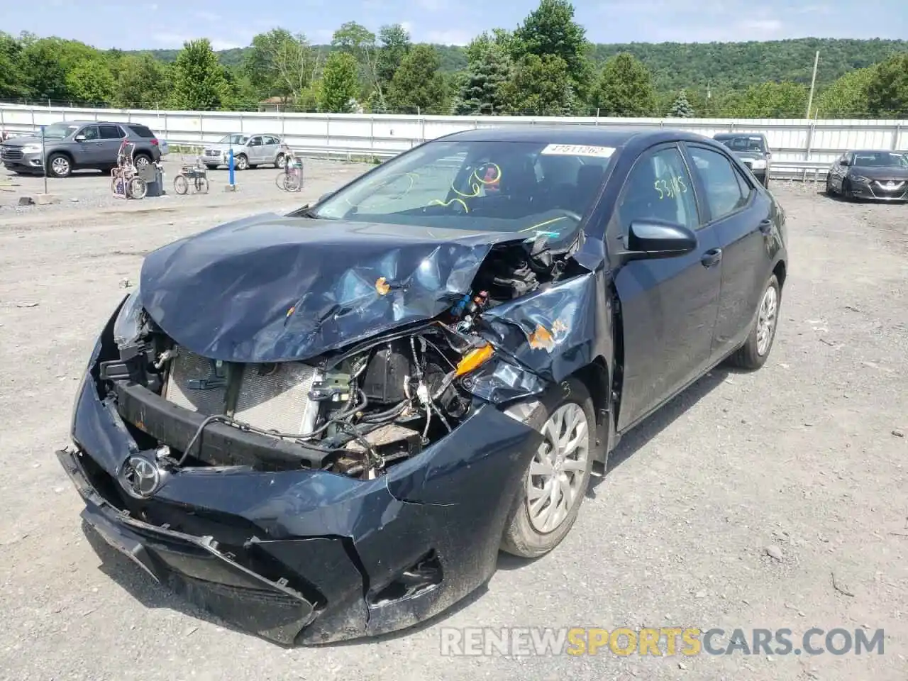 2 Photograph of a damaged car 2T1BURHE8KC228192 TOYOTA COROLLA 2019