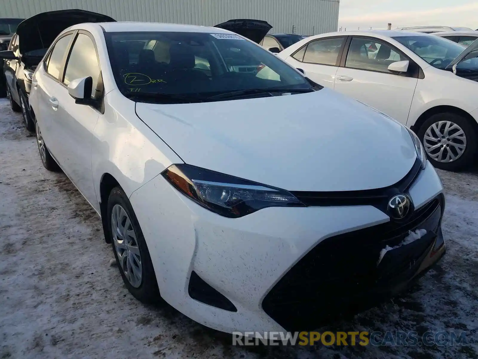 1 Photograph of a damaged car 2T1BURHE8KC228208 TOYOTA COROLLA 2019