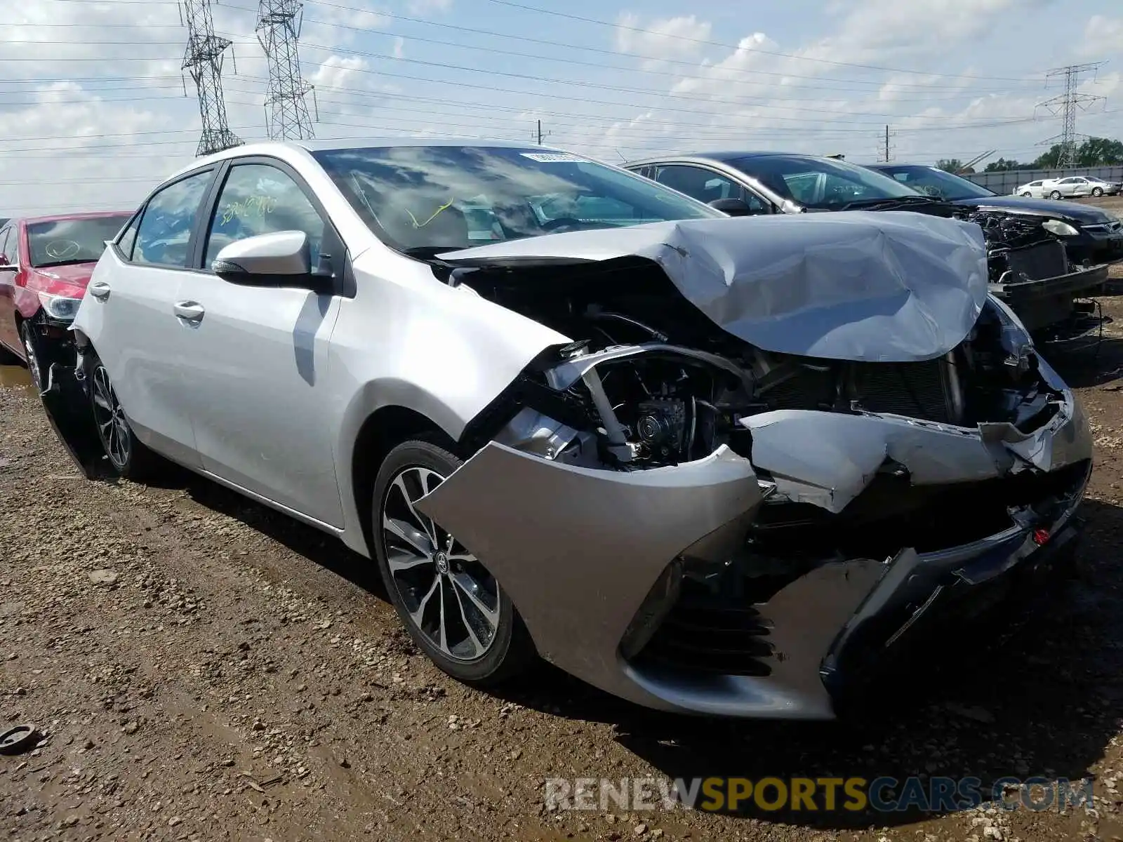 1 Photograph of a damaged car 2T1BURHE8KC228371 TOYOTA COROLLA 2019