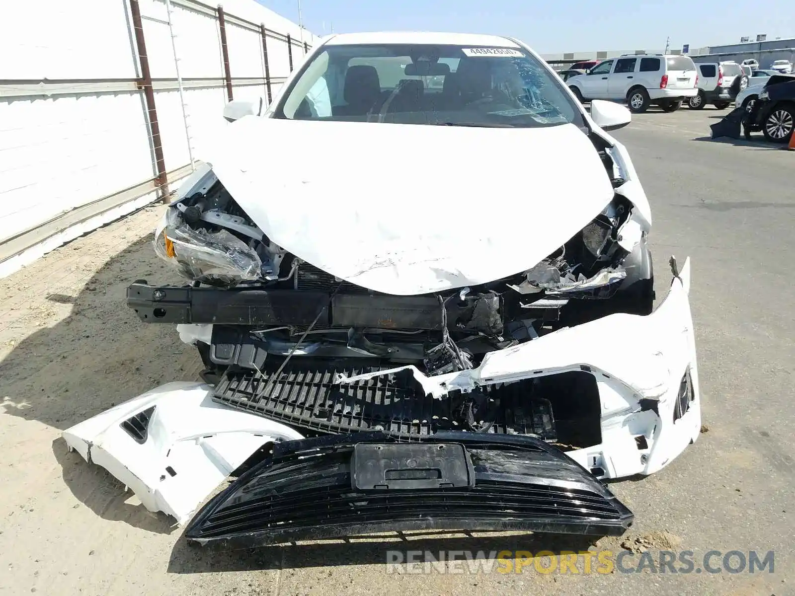9 Photograph of a damaged car 2T1BURHE8KC229746 TOYOTA COROLLA 2019