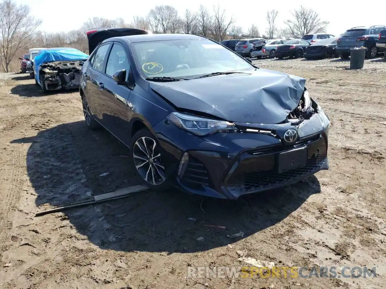 1 Photograph of a damaged car 2T1BURHE8KC229987 TOYOTA COROLLA 2019