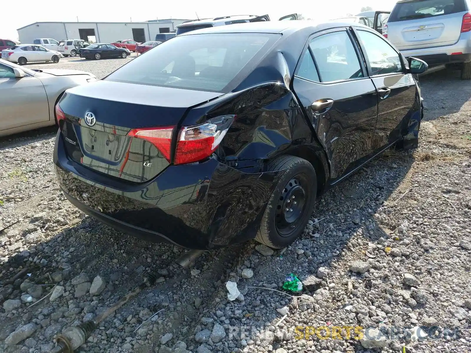 4 Photograph of a damaged car 2T1BURHE8KC230055 TOYOTA COROLLA 2019