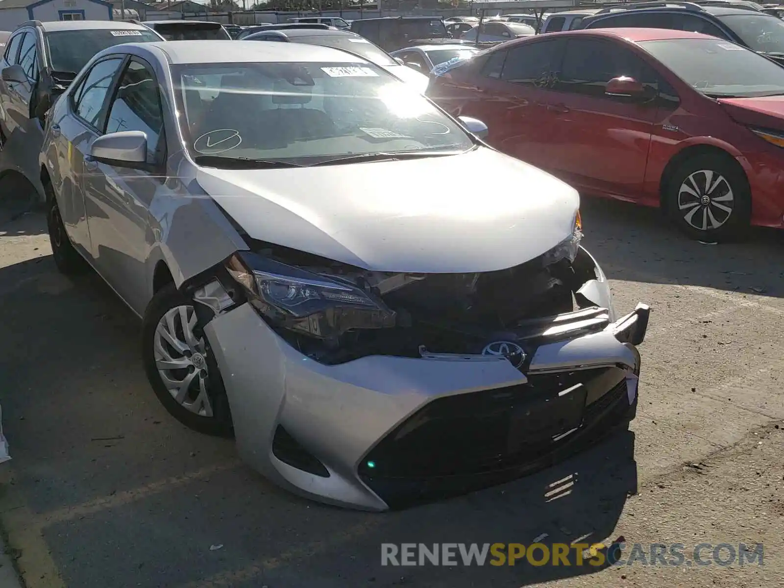 1 Photograph of a damaged car 2T1BURHE8KC230248 TOYOTA COROLLA 2019