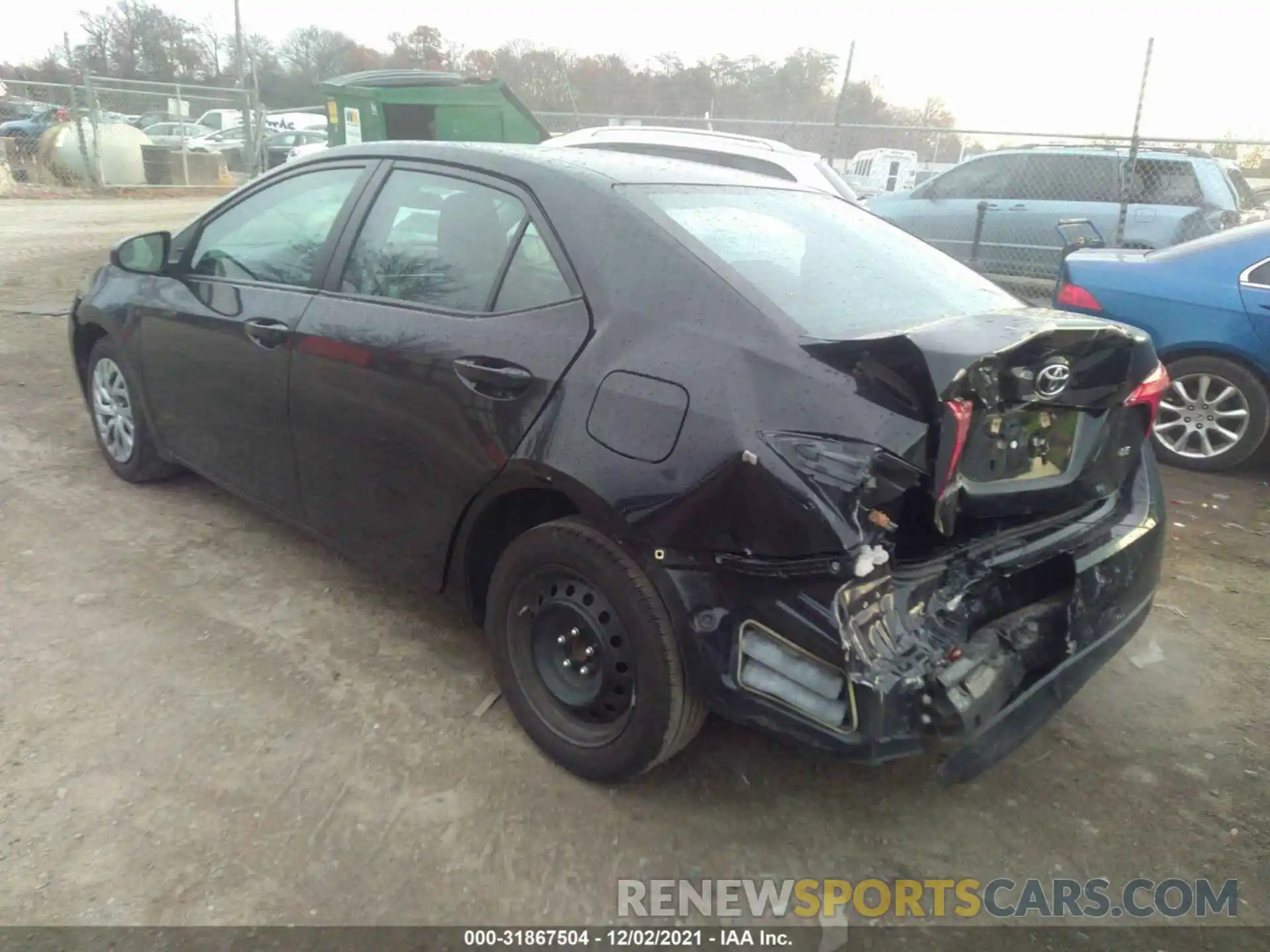 3 Photograph of a damaged car 2T1BURHE8KC230914 TOYOTA COROLLA 2019