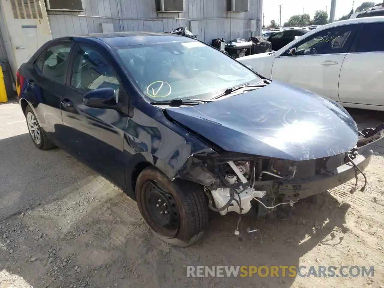 1 Photograph of a damaged car 2T1BURHE8KC230945 TOYOTA COROLLA 2019