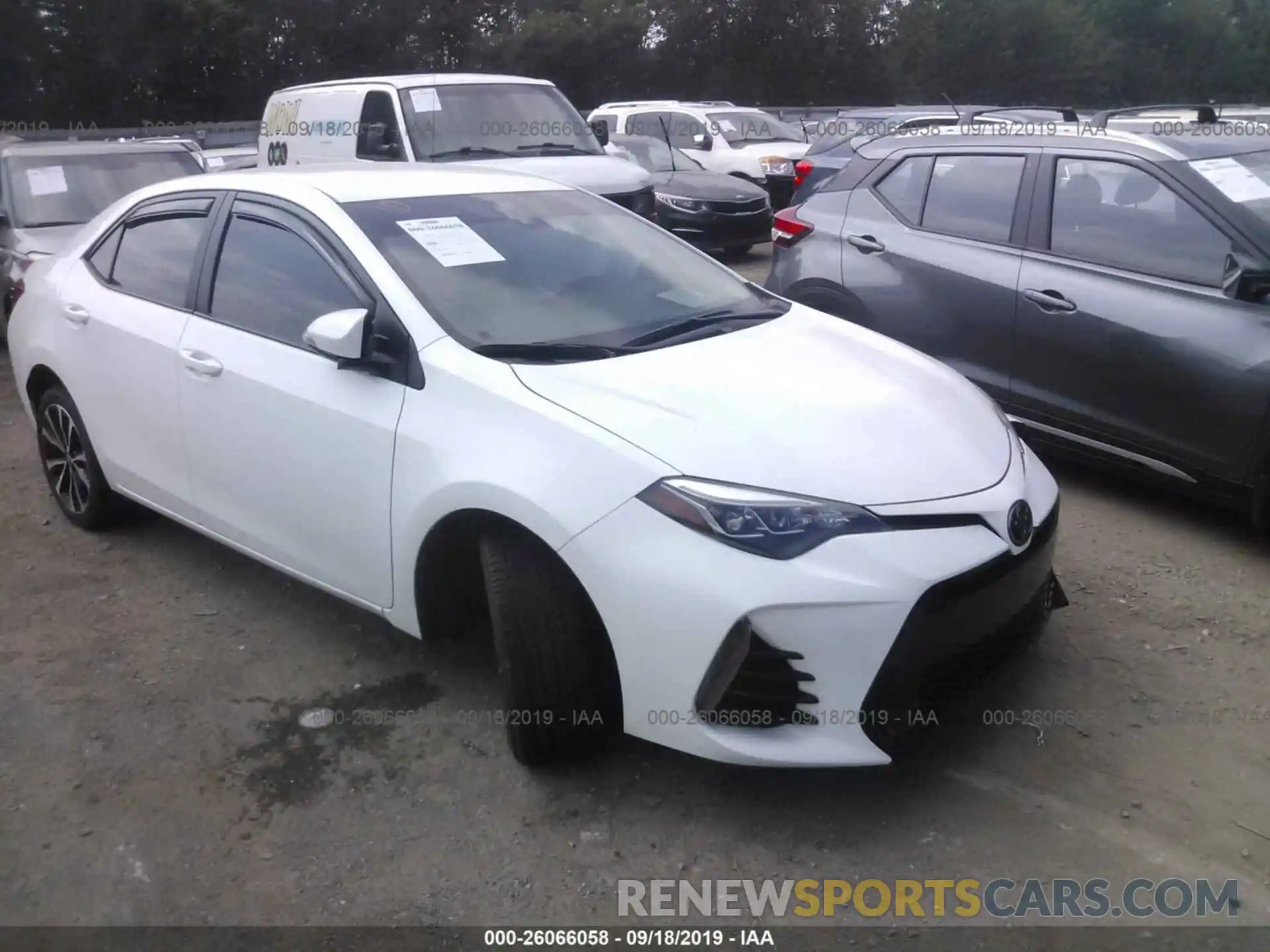 1 Photograph of a damaged car 2T1BURHE8KC231268 TOYOTA COROLLA 2019