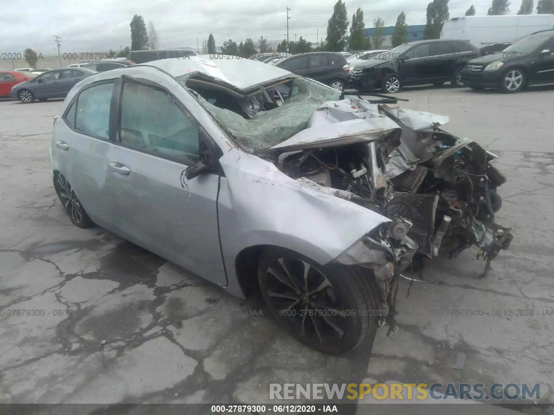 1 Photograph of a damaged car 2T1BURHE8KC232355 TOYOTA COROLLA 2019