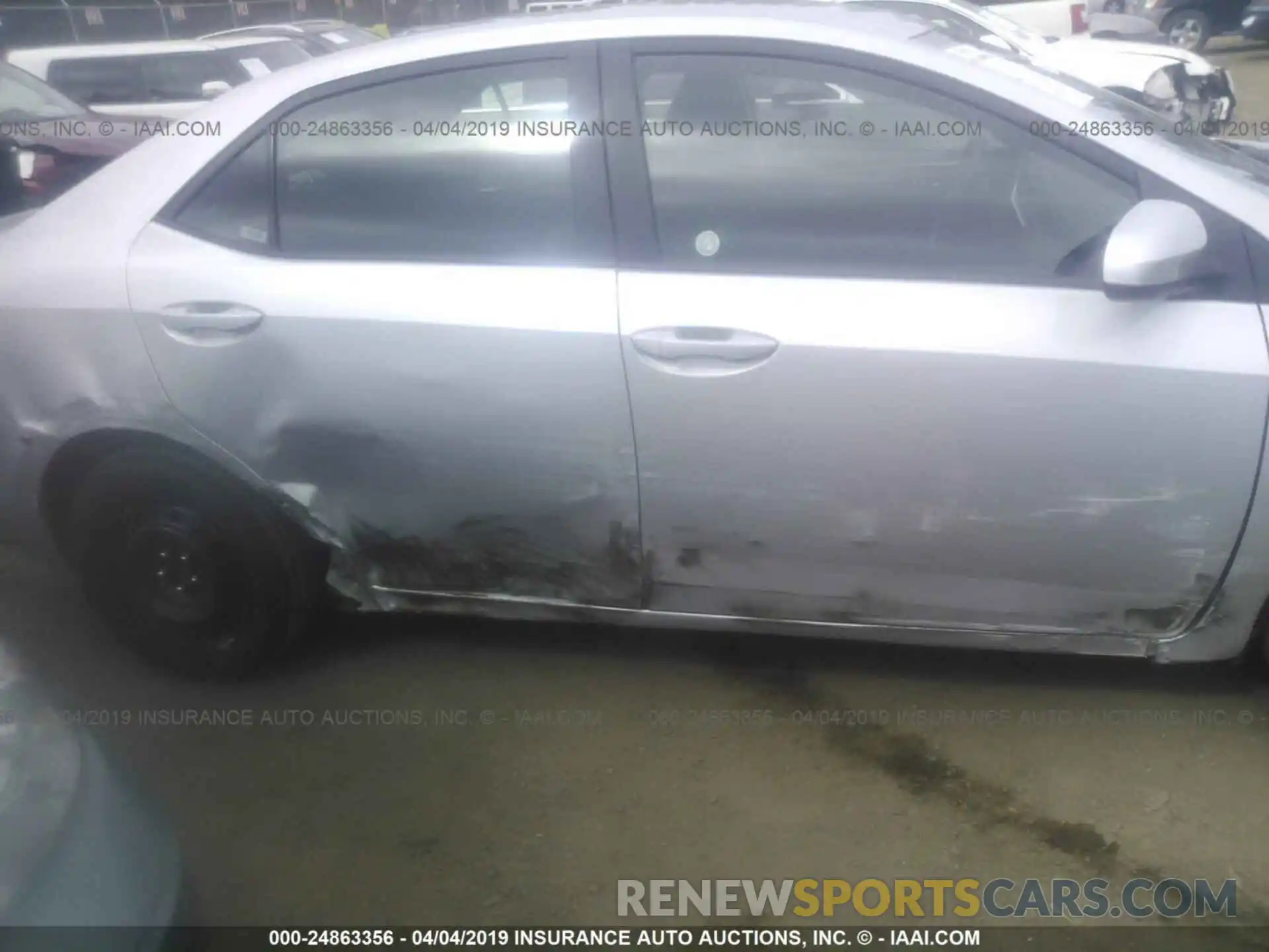 6 Photograph of a damaged car 2T1BURHE8KC232498 TOYOTA COROLLA 2019