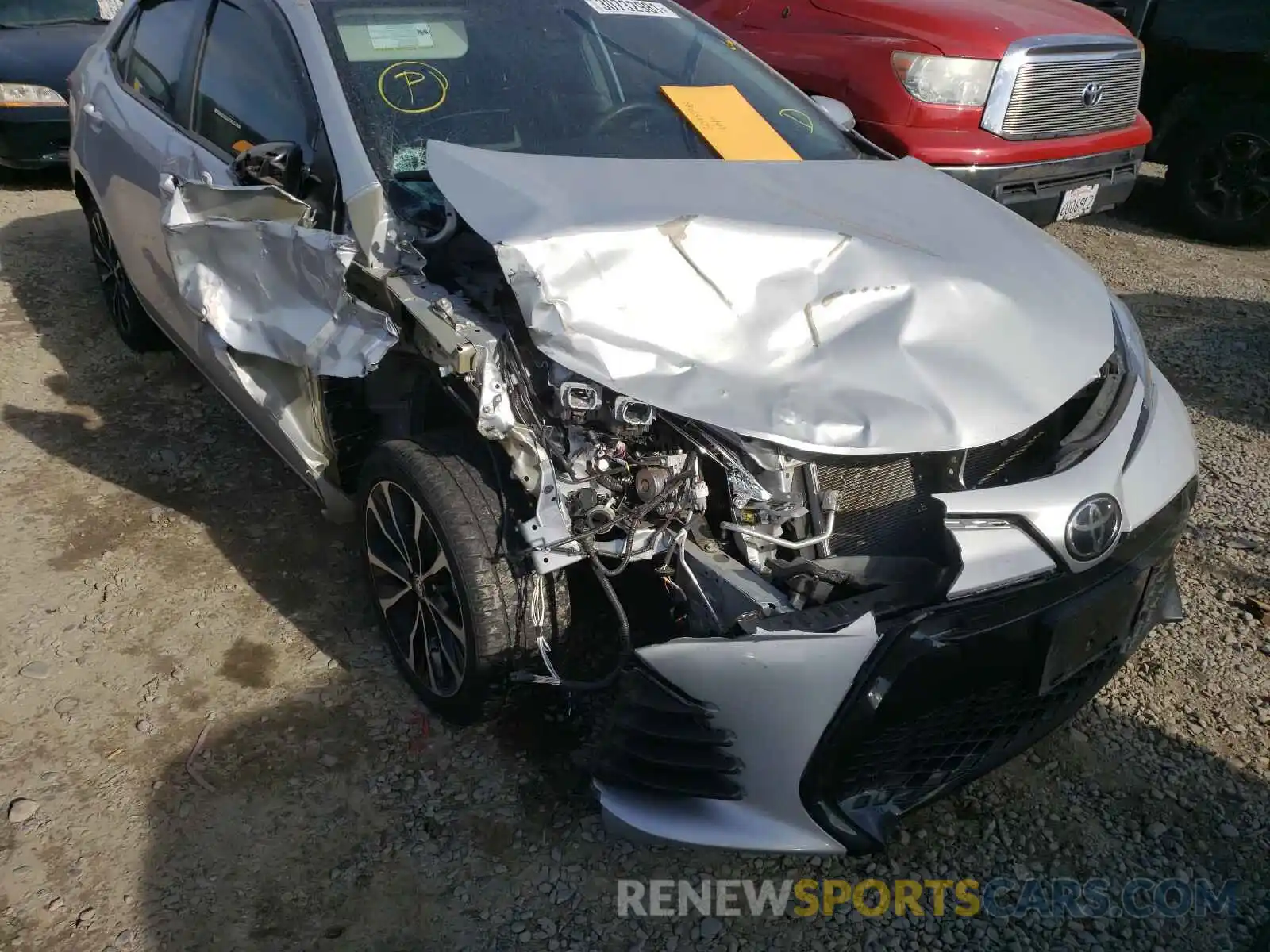 9 Photograph of a damaged car 2T1BURHE8KC232842 TOYOTA COROLLA 2019