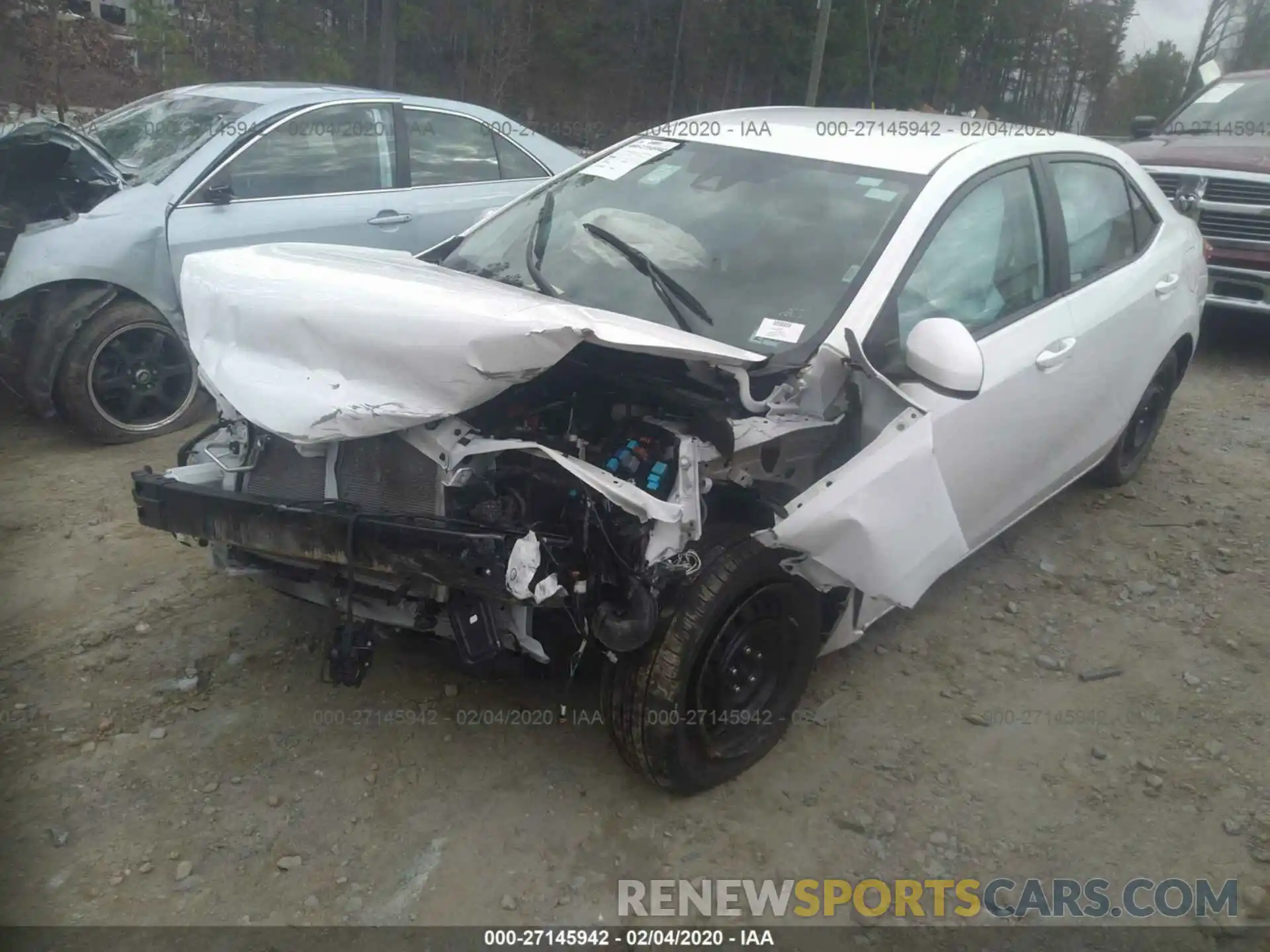 2 Photograph of a damaged car 2T1BURHE8KC232954 TOYOTA COROLLA 2019