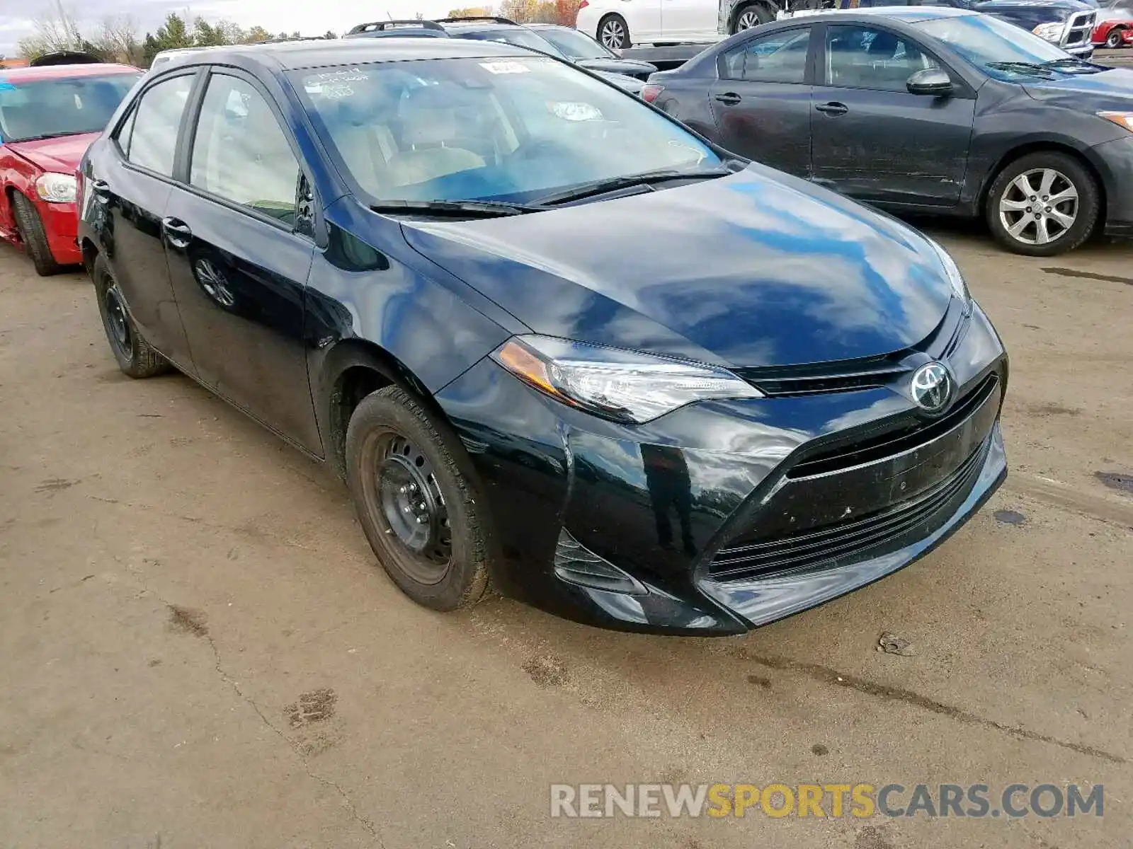 1 Photograph of a damaged car 2T1BURHE8KC232971 TOYOTA COROLLA 2019