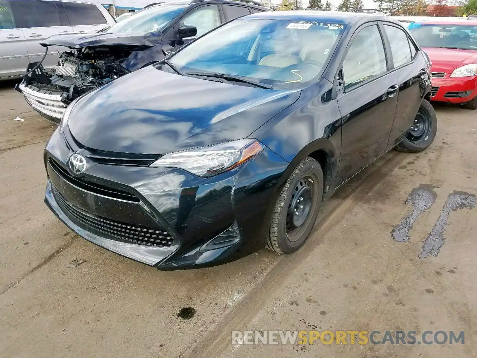 2 Photograph of a damaged car 2T1BURHE8KC232971 TOYOTA COROLLA 2019