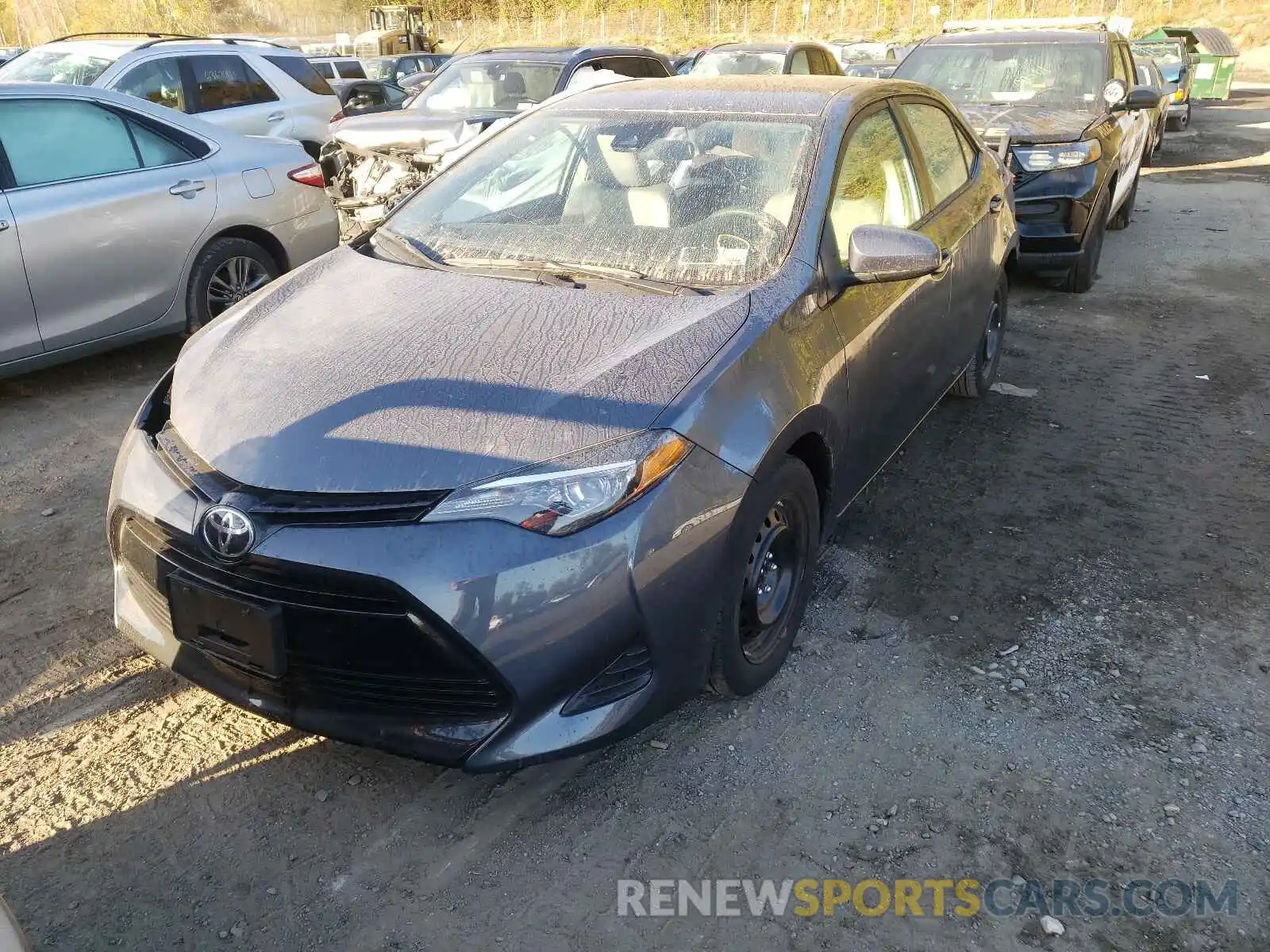 2 Фотография поврежденного автомобиля 2T1BURHE8KC233084 TOYOTA COROLLA 2019