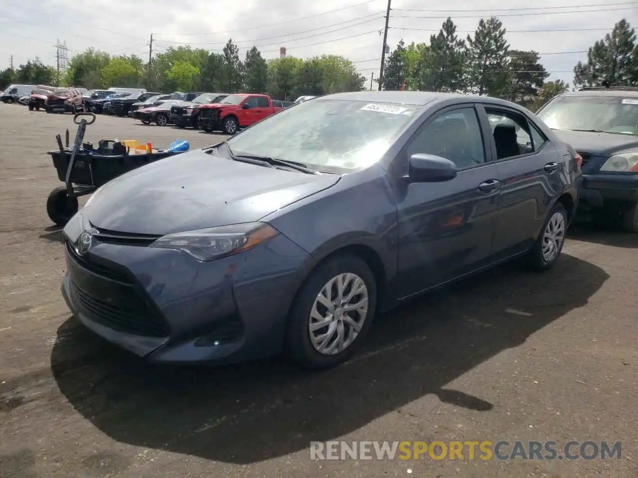 2 Photograph of a damaged car 2T1BURHE8KC233411 TOYOTA COROLLA 2019