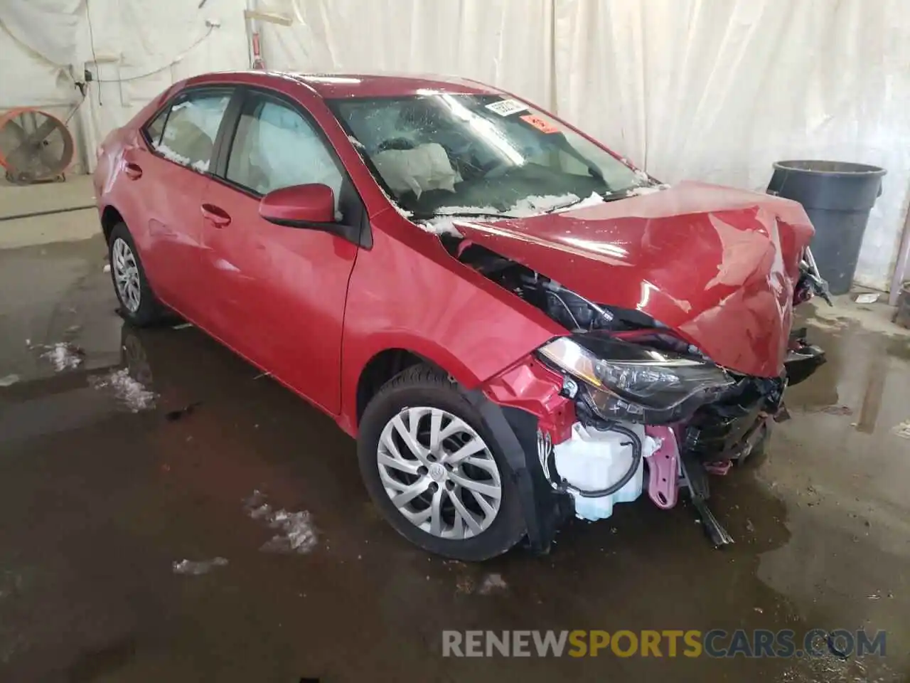 1 Photograph of a damaged car 2T1BURHE8KC233702 TOYOTA COROLLA 2019