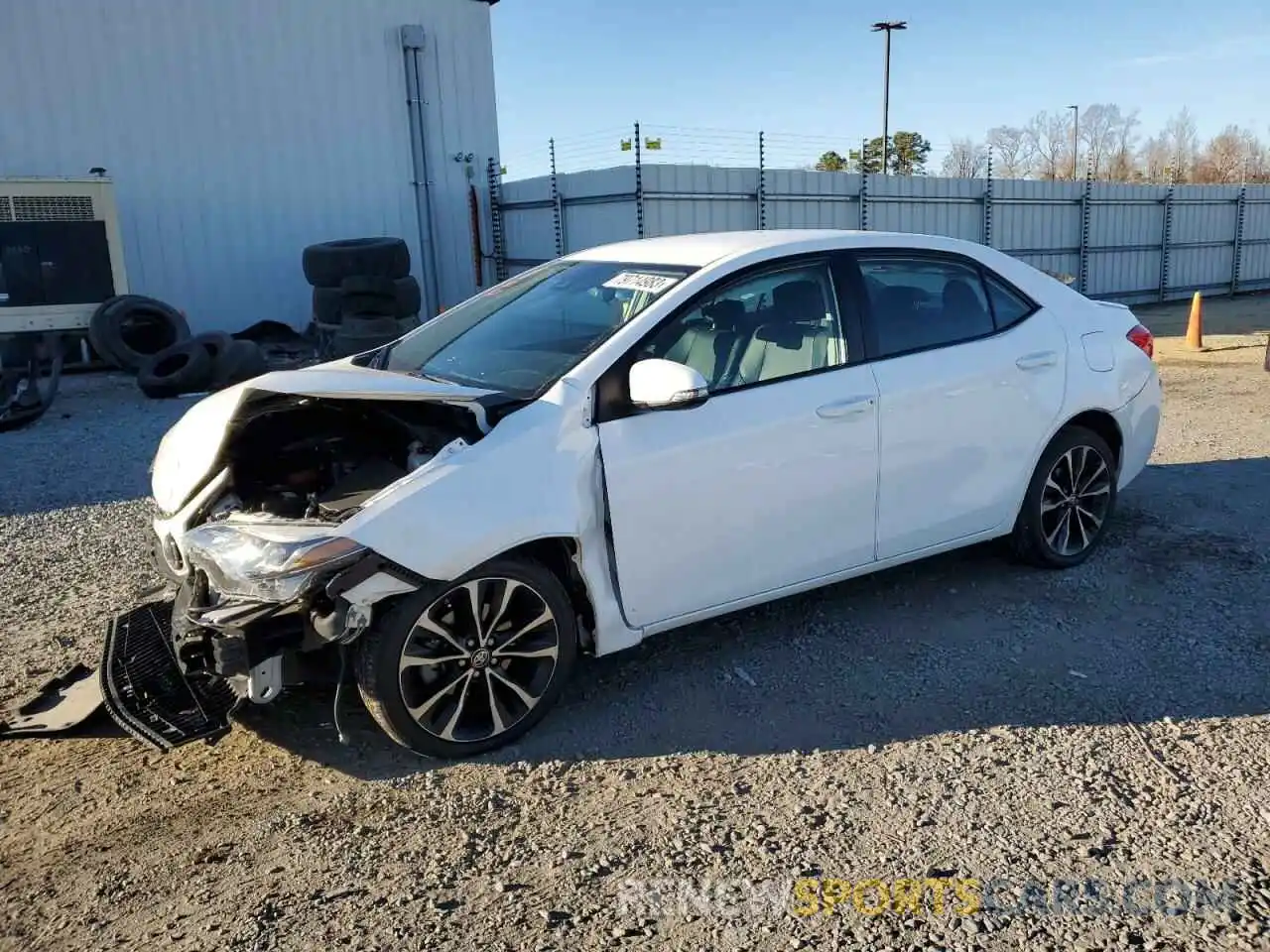 1 Photograph of a damaged car 2T1BURHE8KC233814 TOYOTA COROLLA 2019