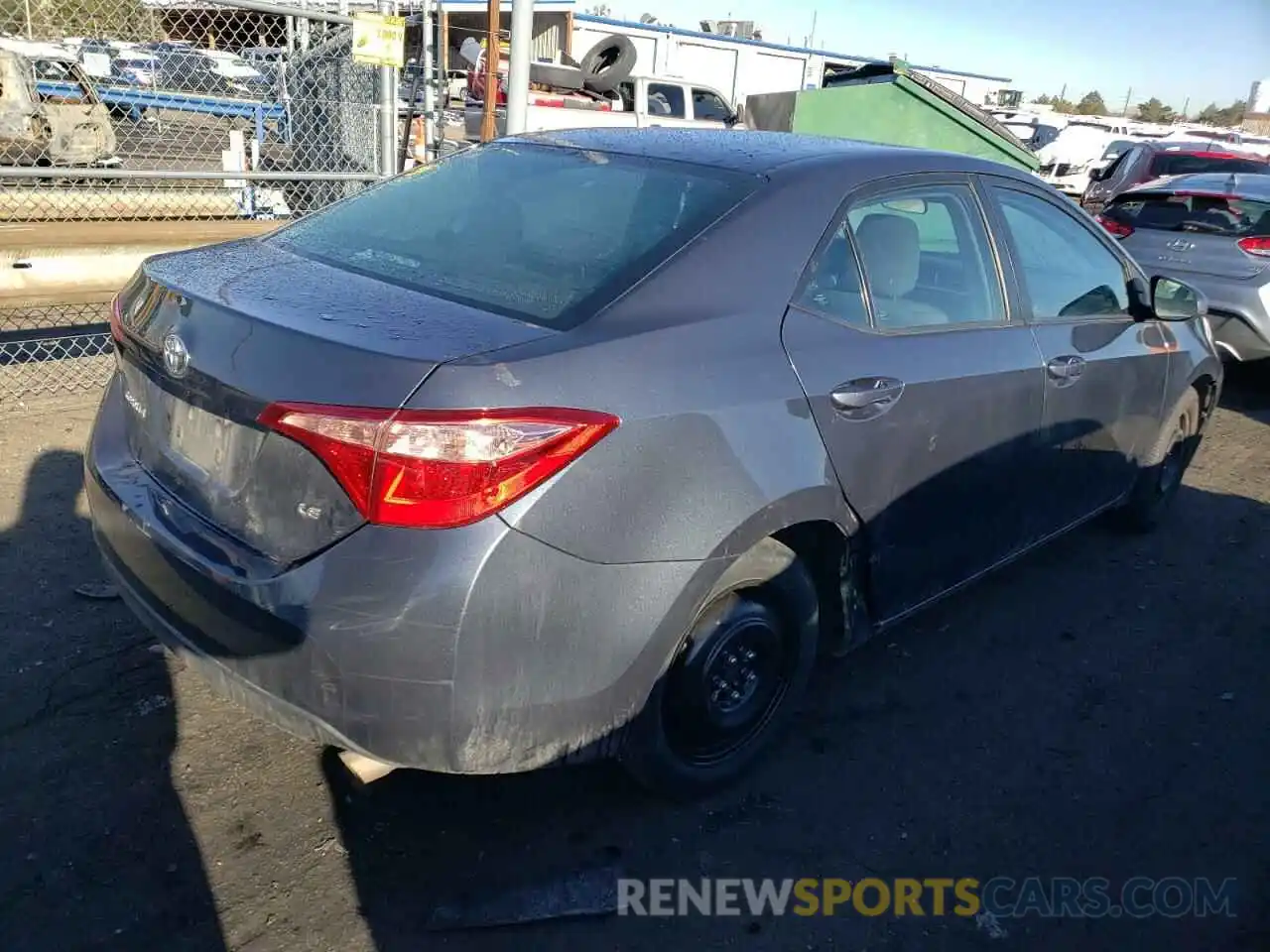 4 Photograph of a damaged car 2T1BURHE8KC234123 TOYOTA COROLLA 2019