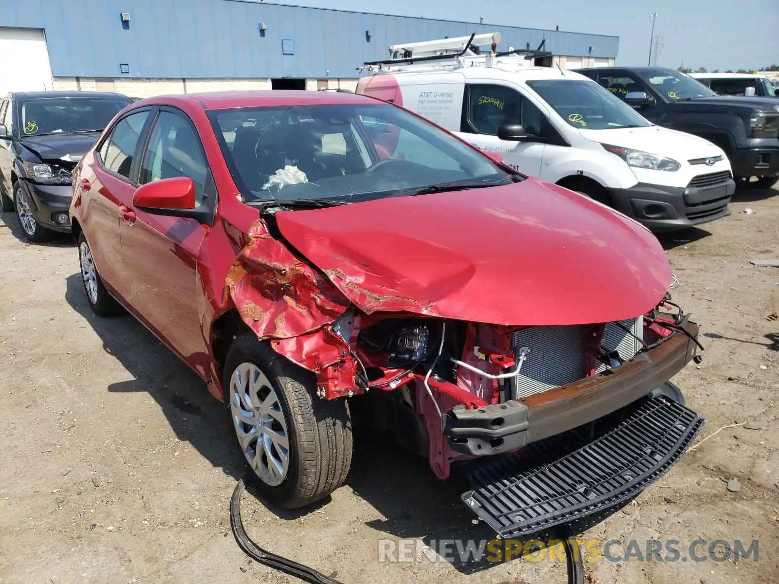 1 Photograph of a damaged car 2T1BURHE8KC234185 TOYOTA COROLLA 2019