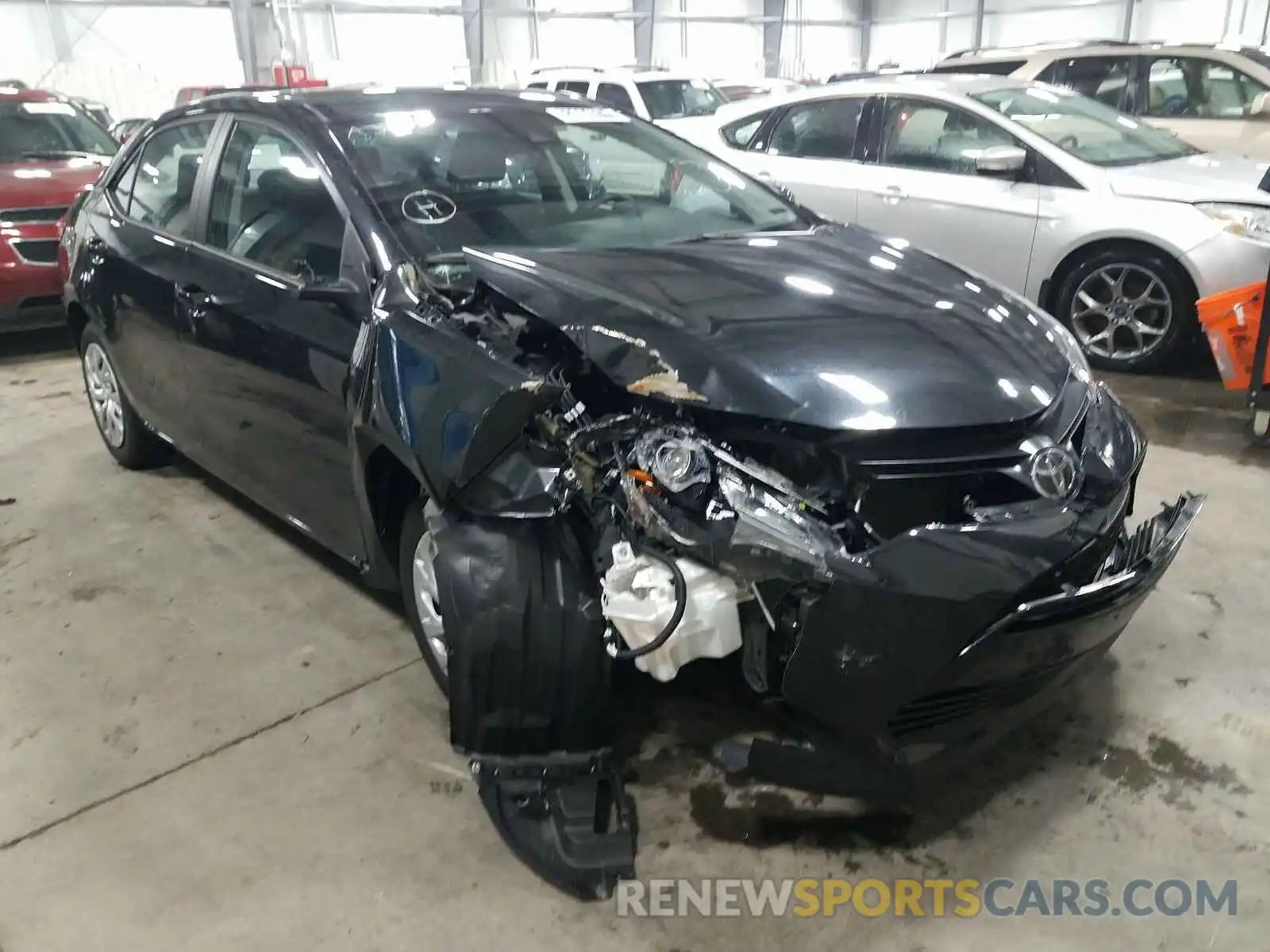 1 Photograph of a damaged car 2T1BURHE8KC234574 TOYOTA COROLLA 2019