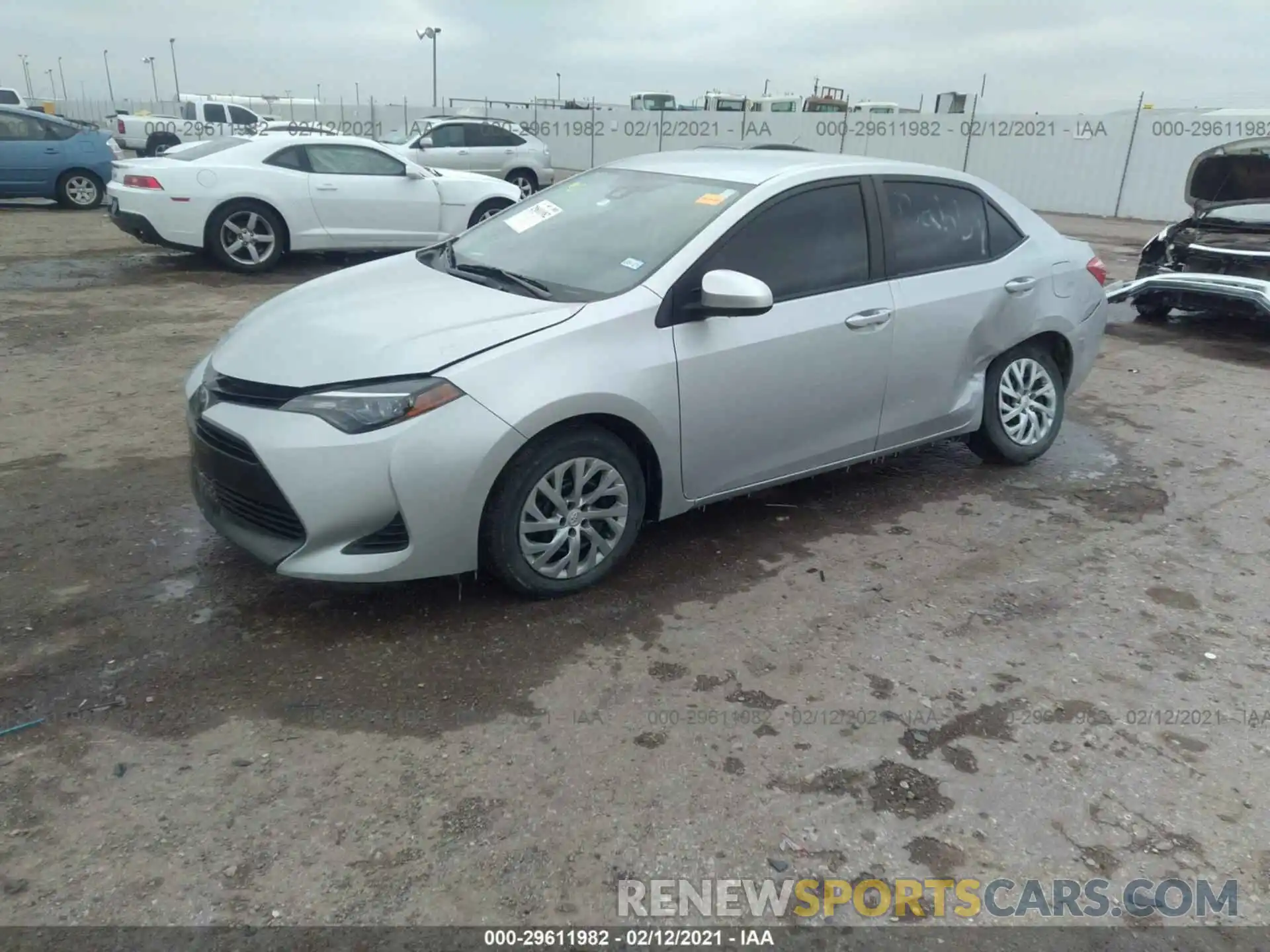 2 Photograph of a damaged car 2T1BURHE8KC234591 TOYOTA COROLLA 2019