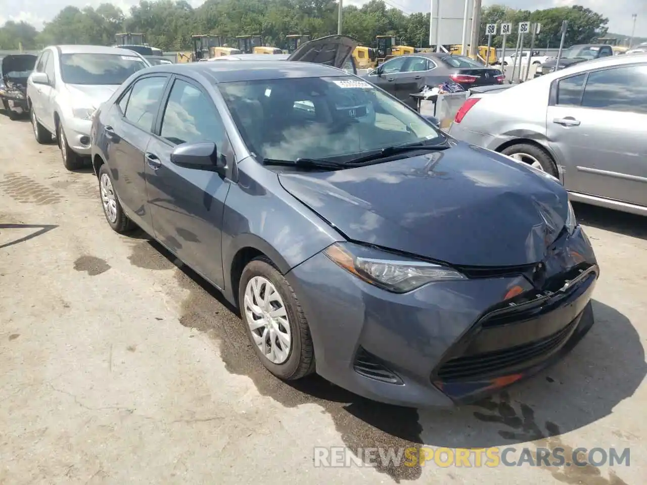 1 Photograph of a damaged car 2T1BURHE8KC234848 TOYOTA COROLLA 2019