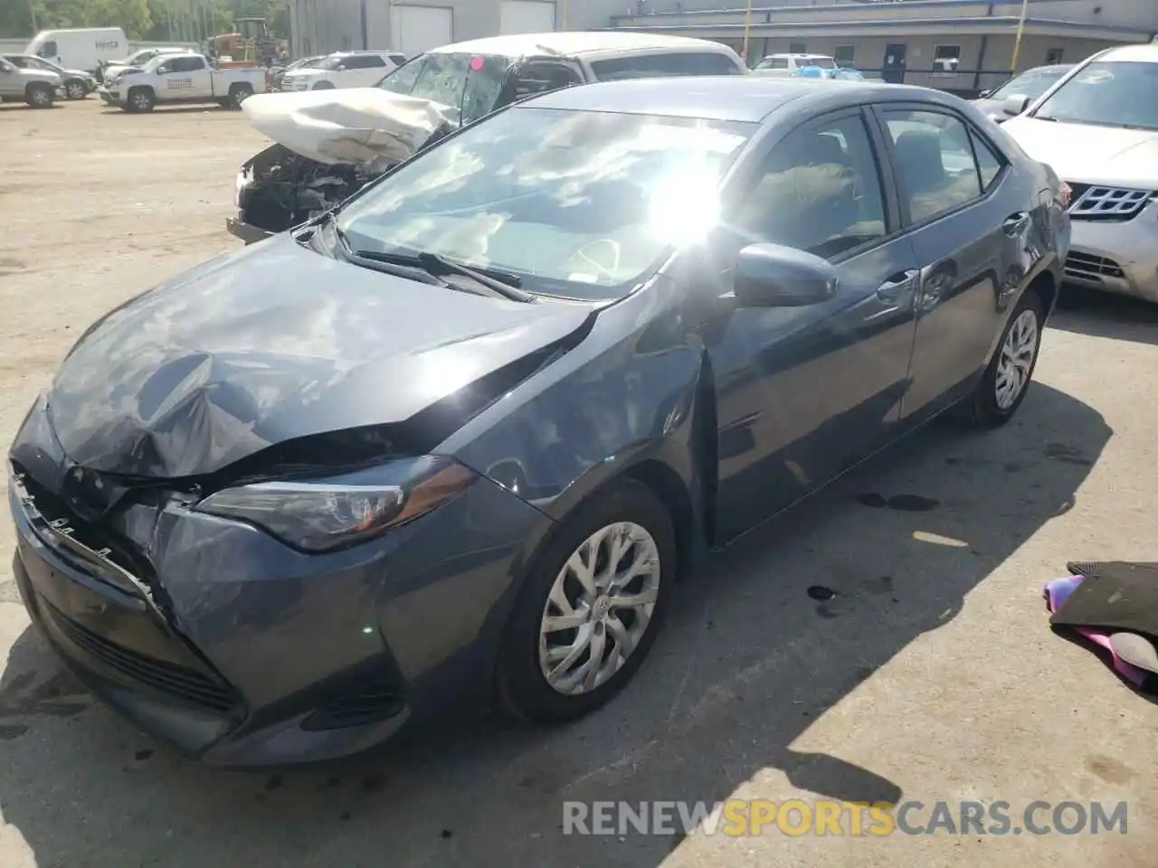 2 Photograph of a damaged car 2T1BURHE8KC234848 TOYOTA COROLLA 2019