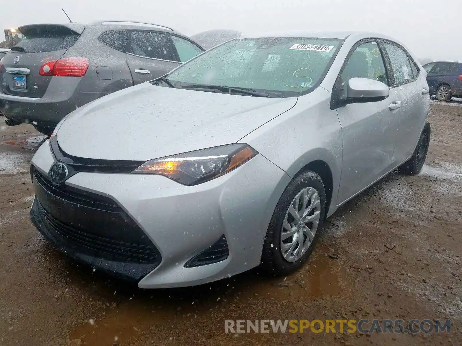 2 Photograph of a damaged car 2T1BURHE8KC235045 TOYOTA COROLLA 2019