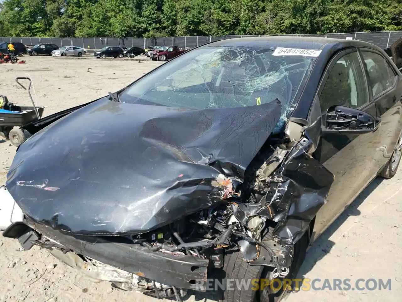 9 Photograph of a damaged car 2T1BURHE8KC235093 TOYOTA COROLLA 2019