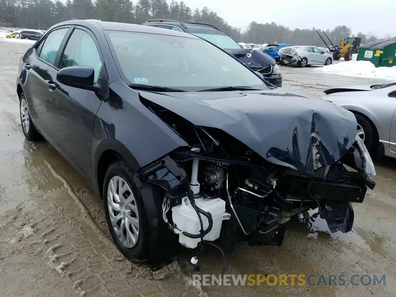 1 Фотография поврежденного автомобиля 2T1BURHE8KC235174 TOYOTA COROLLA 2019