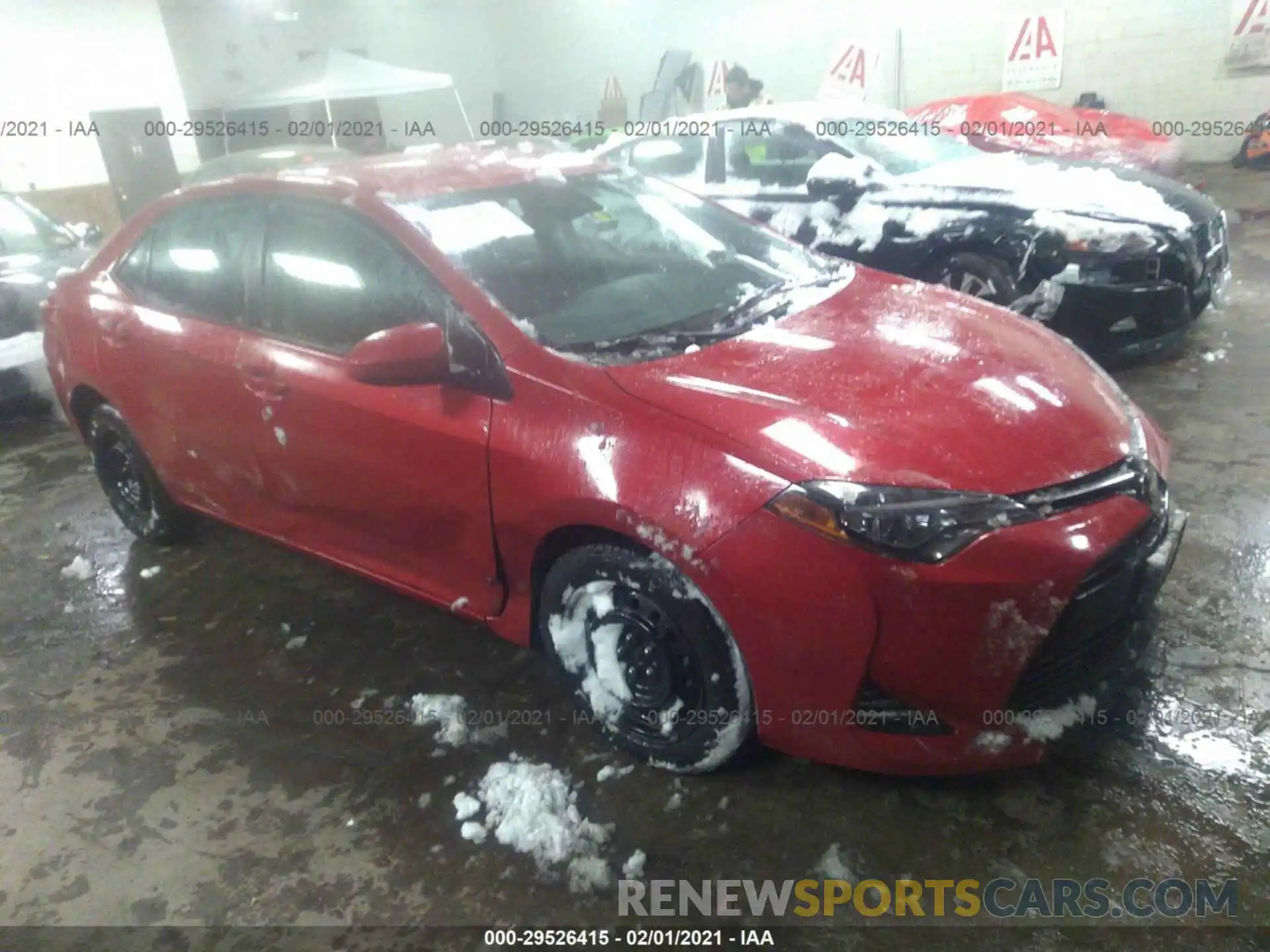 1 Фотография поврежденного автомобиля 2T1BURHE8KC236227 TOYOTA COROLLA 2019