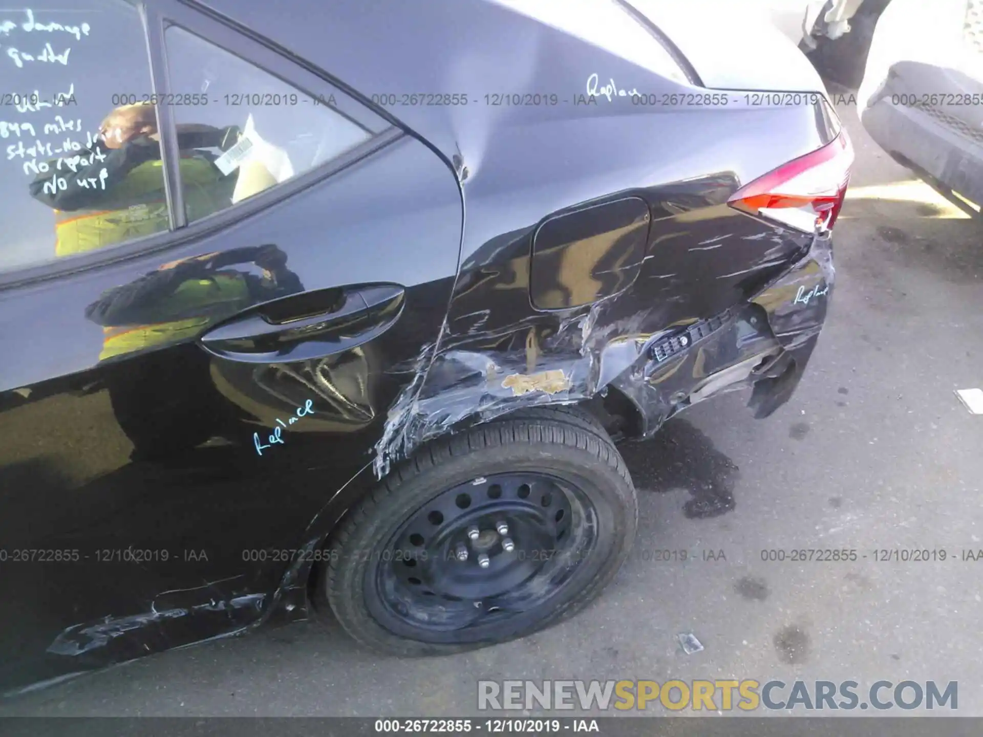 6 Фотография поврежденного автомобиля 2T1BURHE8KC236275 TOYOTA COROLLA 2019