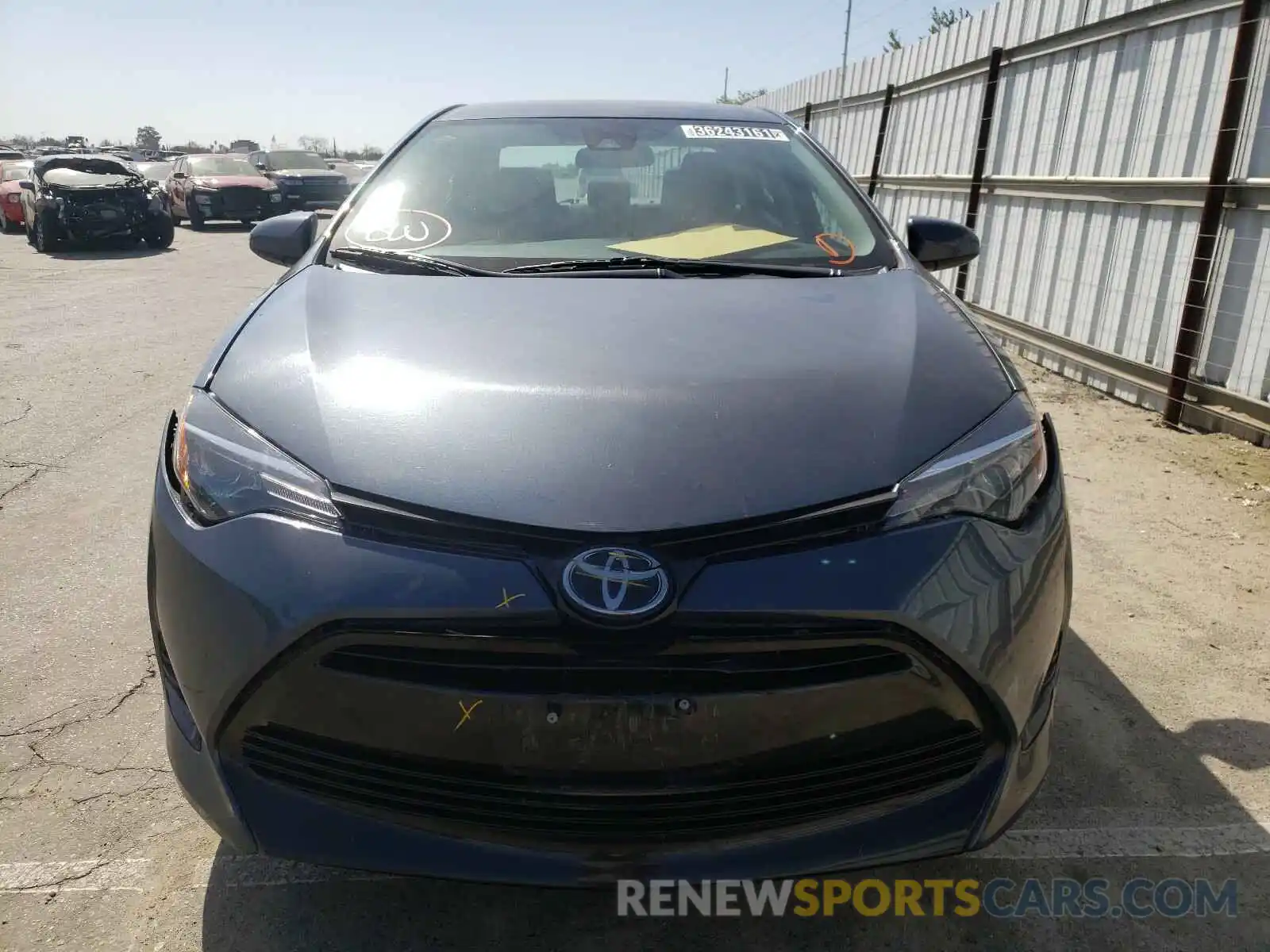 9 Photograph of a damaged car 2T1BURHE8KC236325 TOYOTA COROLLA 2019