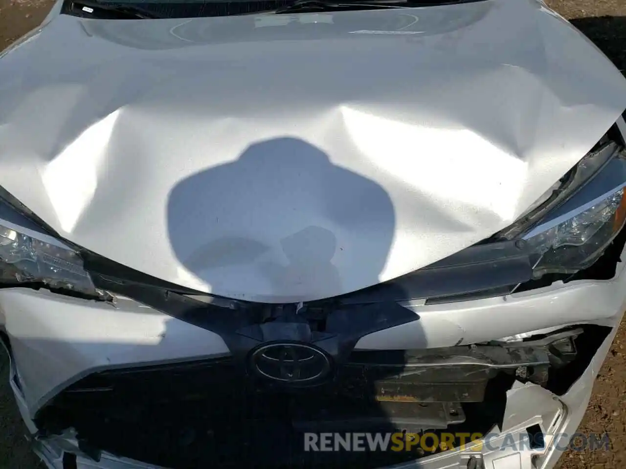 7 Photograph of a damaged car 2T1BURHE8KC236387 TOYOTA COROLLA 2019