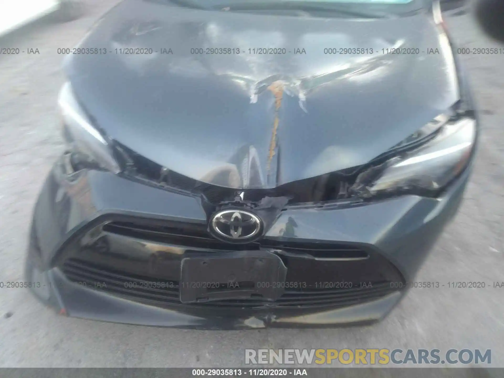 6 Photograph of a damaged car 2T1BURHE8KC236518 TOYOTA COROLLA 2019