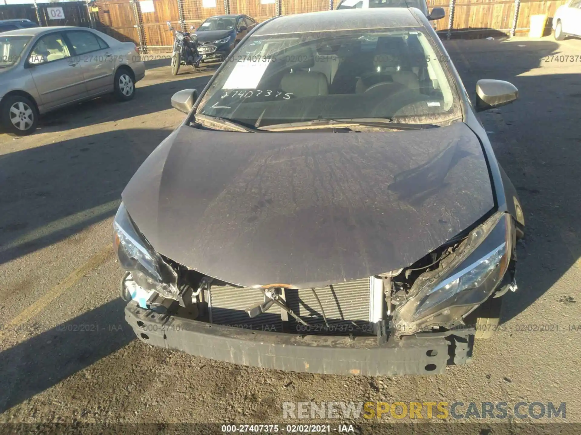 6 Photograph of a damaged car 2T1BURHE8KC236549 TOYOTA COROLLA 2019