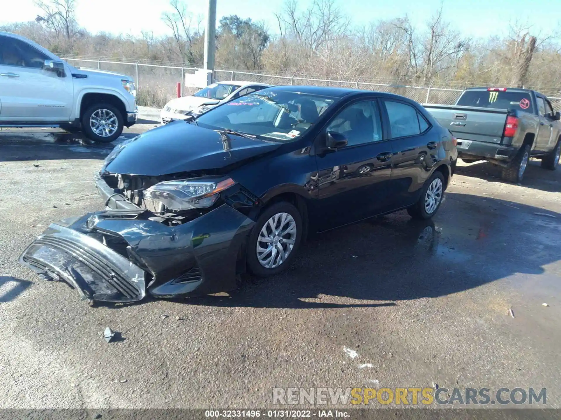 2 Photograph of a damaged car 2T1BURHE8KC236602 TOYOTA COROLLA 2019