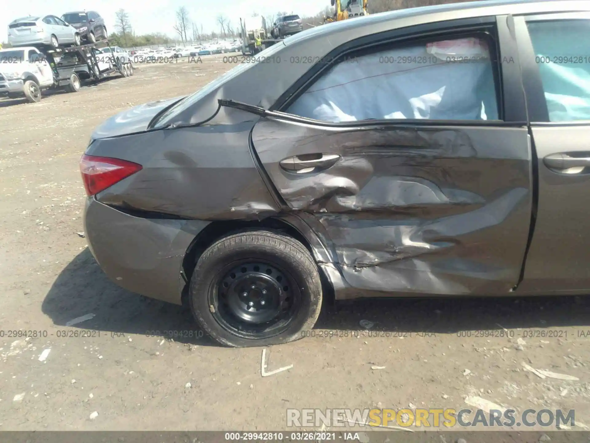 6 Photograph of a damaged car 2T1BURHE8KC236728 TOYOTA COROLLA 2019